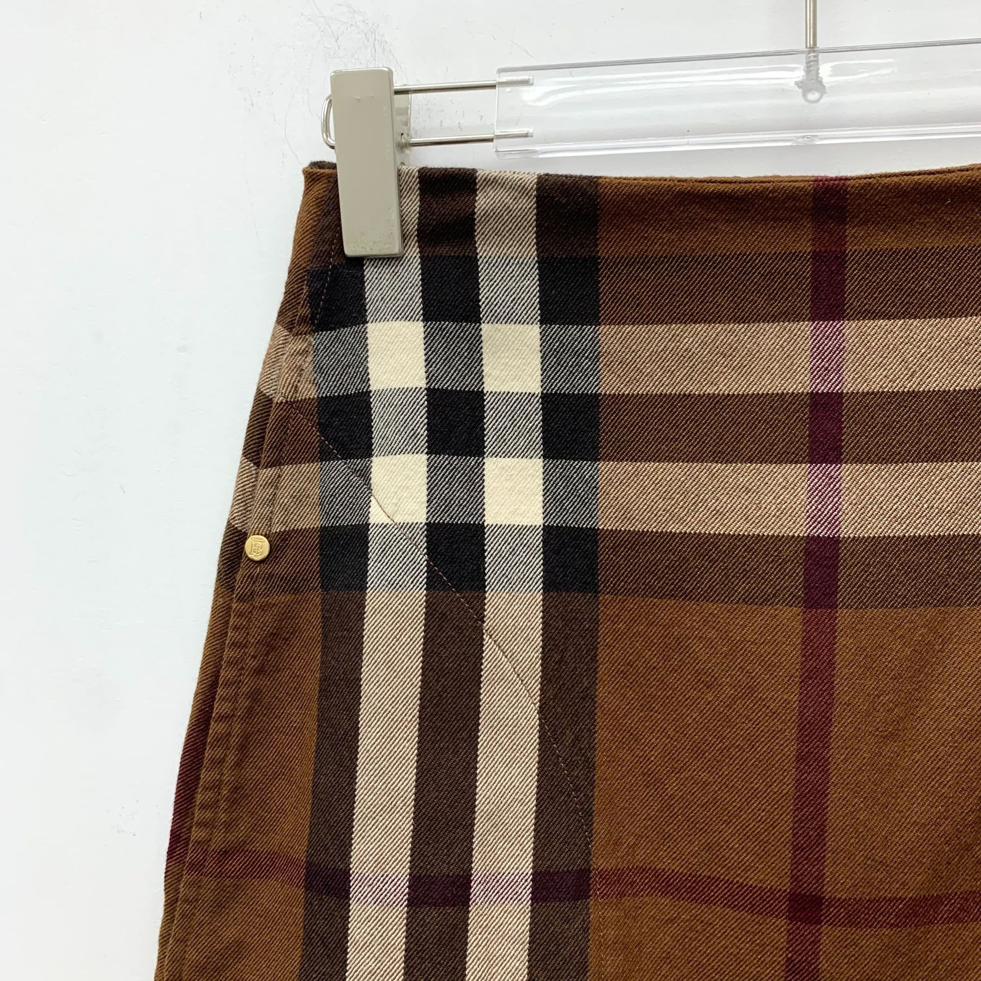 Burberry BURBERRY LONDON Classic Nova Check Mini Skirt Brown Plaid Wo Size 26" / US 2 / IT 38 - 5 Thumbnail