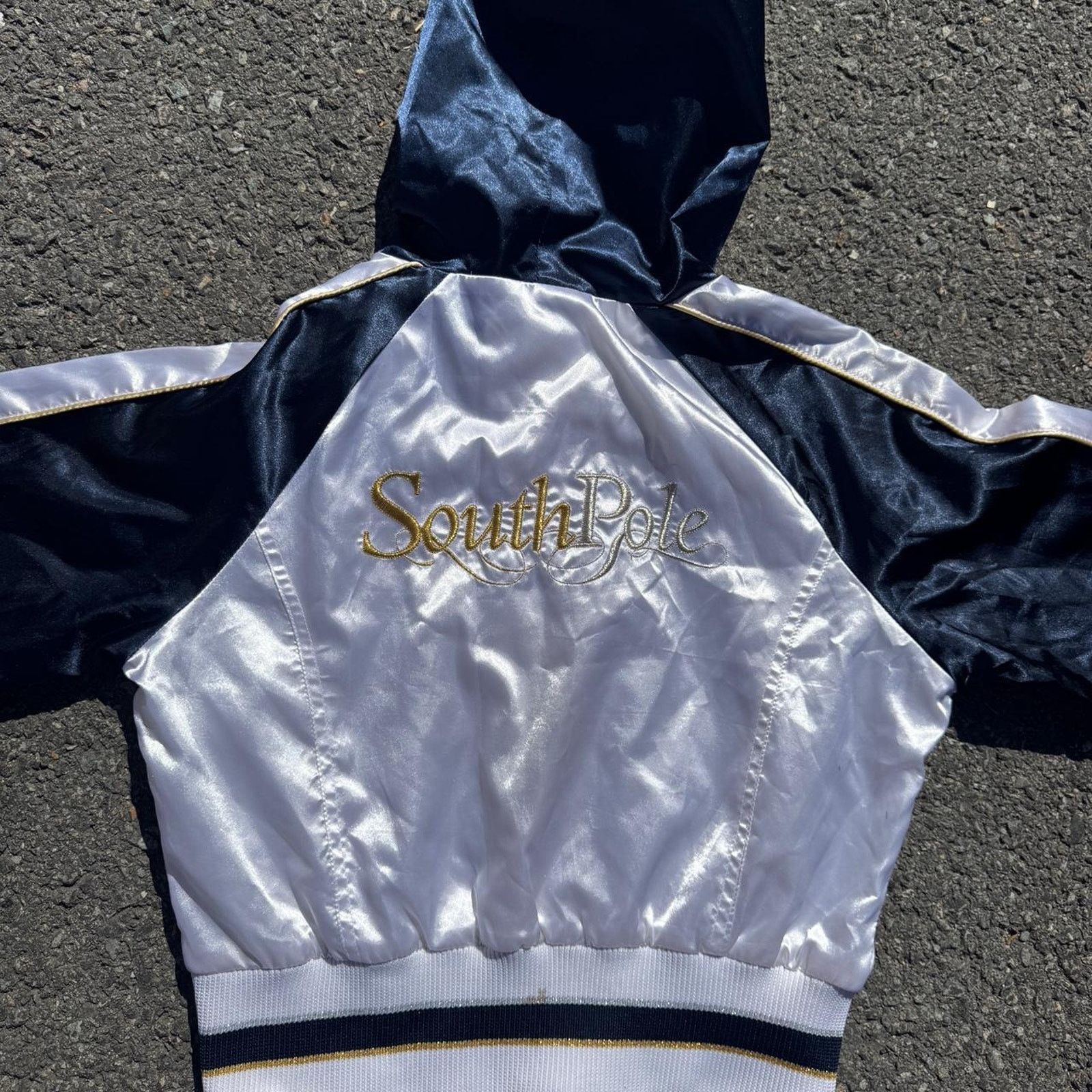 Southpole Vtg Y2K Southpole Women’s Hooded Track Jacket Size Medium Size M / US 6-8 / IT 42-44 - 4 Thumbnail