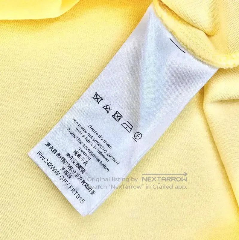 Louis Vuitton Louis Vuitton Bright Yellow Cotton Women's T. Size XS / US 0-2 / IT 36-38 - 4 Thumbnail