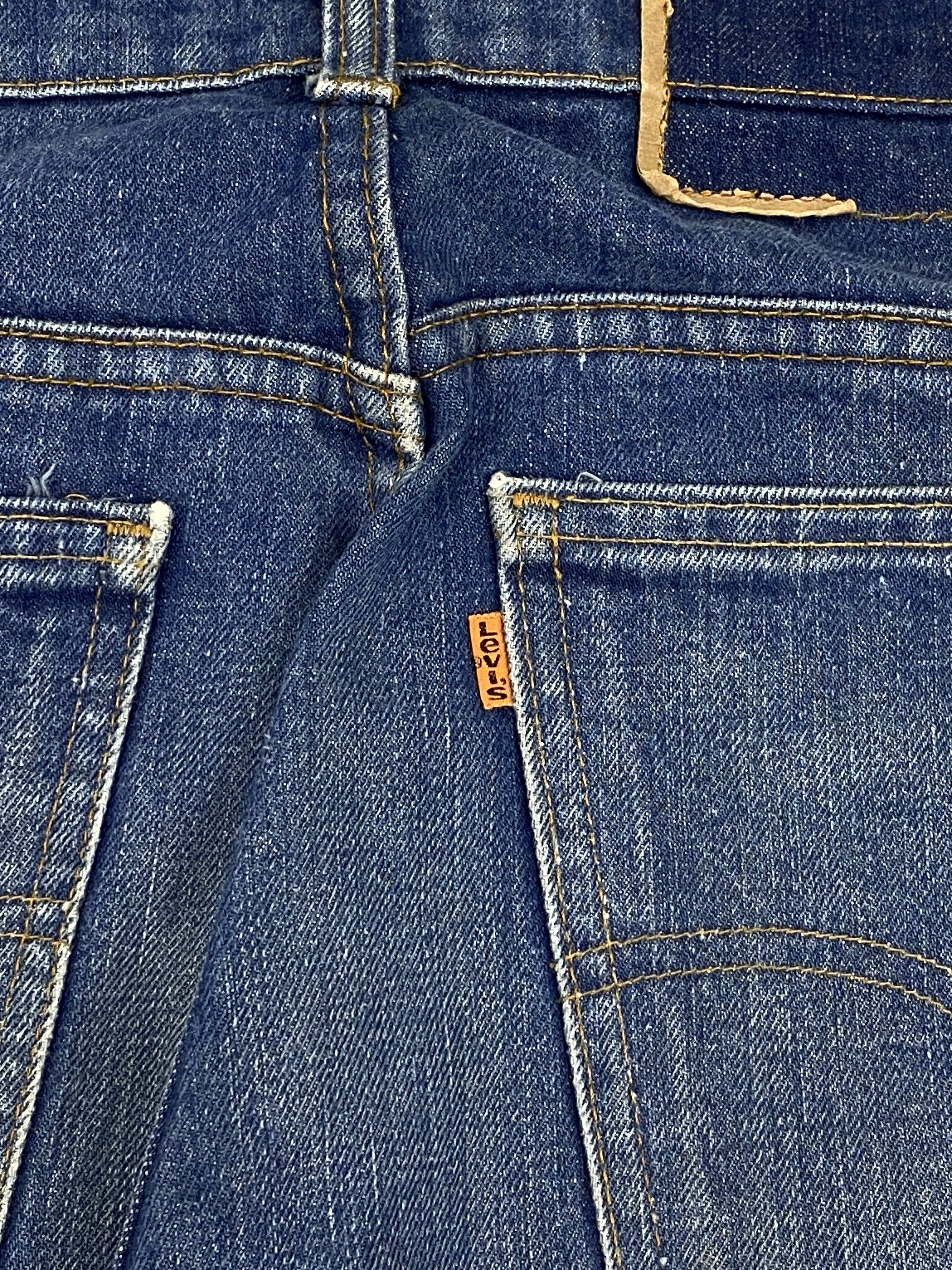 Levi's Vintage 80s Levis 519 Orange Tab Flared Denim DP2737 Size US 31 - 6 Thumbnail