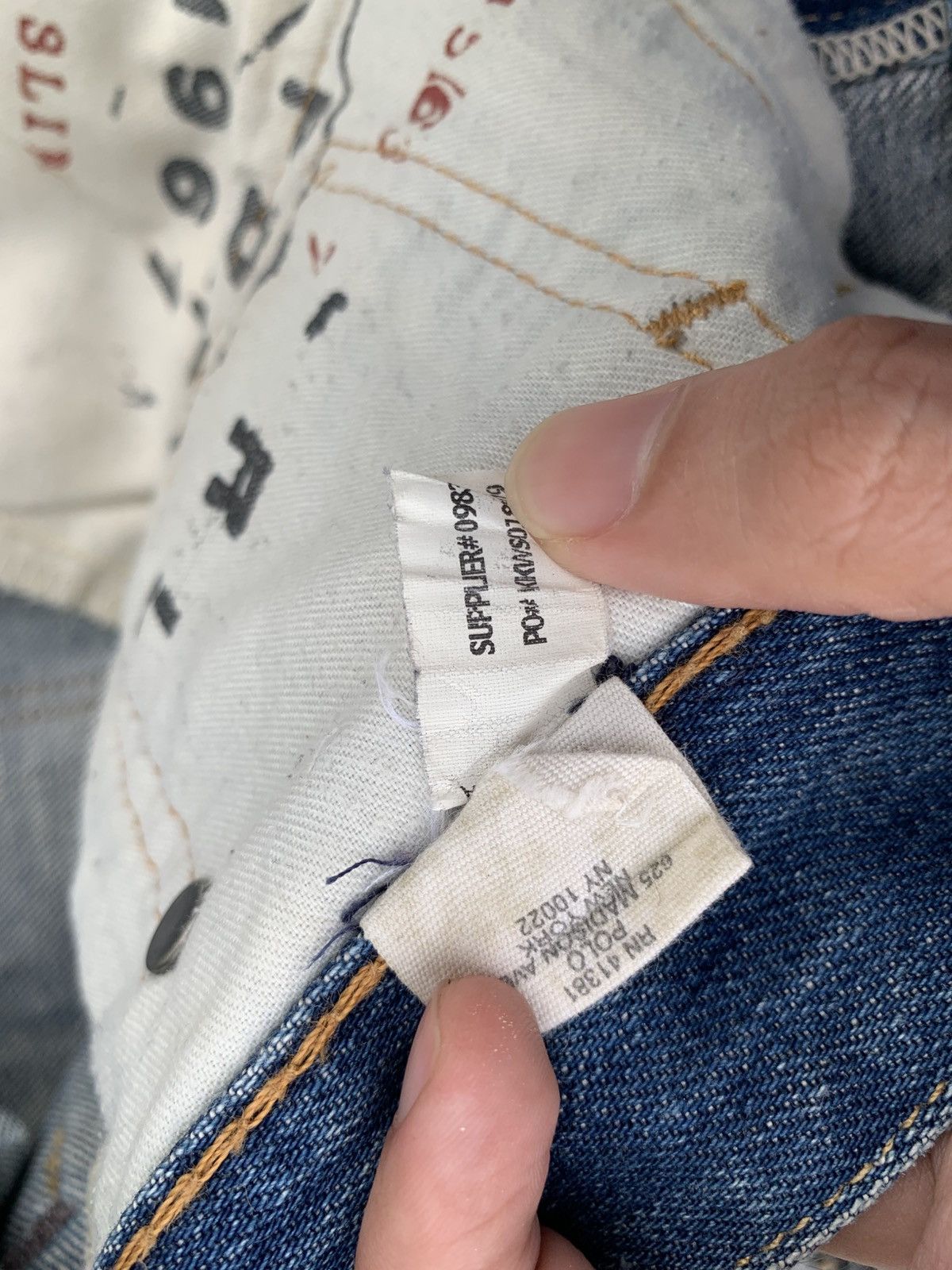 Polo Ralph Lauren DENIM & SUPPLY POLO RALPH LAUREN RL DISTRESSED DENIM Size US 35 - 20 Thumbnail