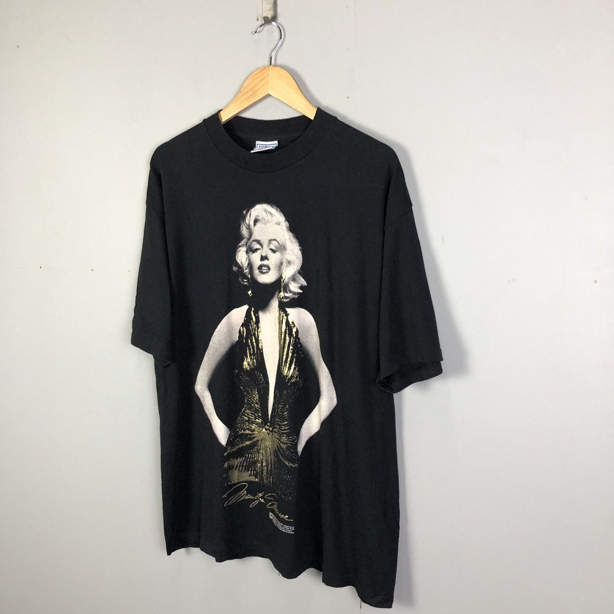 Vintage 🔥Rare🔥 Vintage 90s Marilyn Monreo Promo Tshirt Size US XL / EU 56 / 4 - 2 Thumbnail