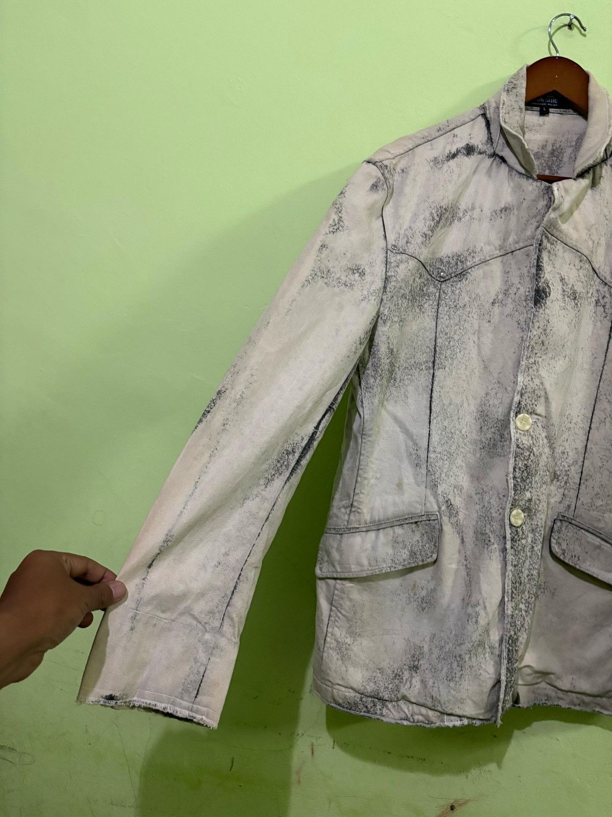 If Six Was Nine × In The Attic × Japanese Brand InTheAttic Acid Wash Jacket Design Share Spirit Ifsixwasnine Size US L / EU 52-54 / 3 - 2 Thumbnail