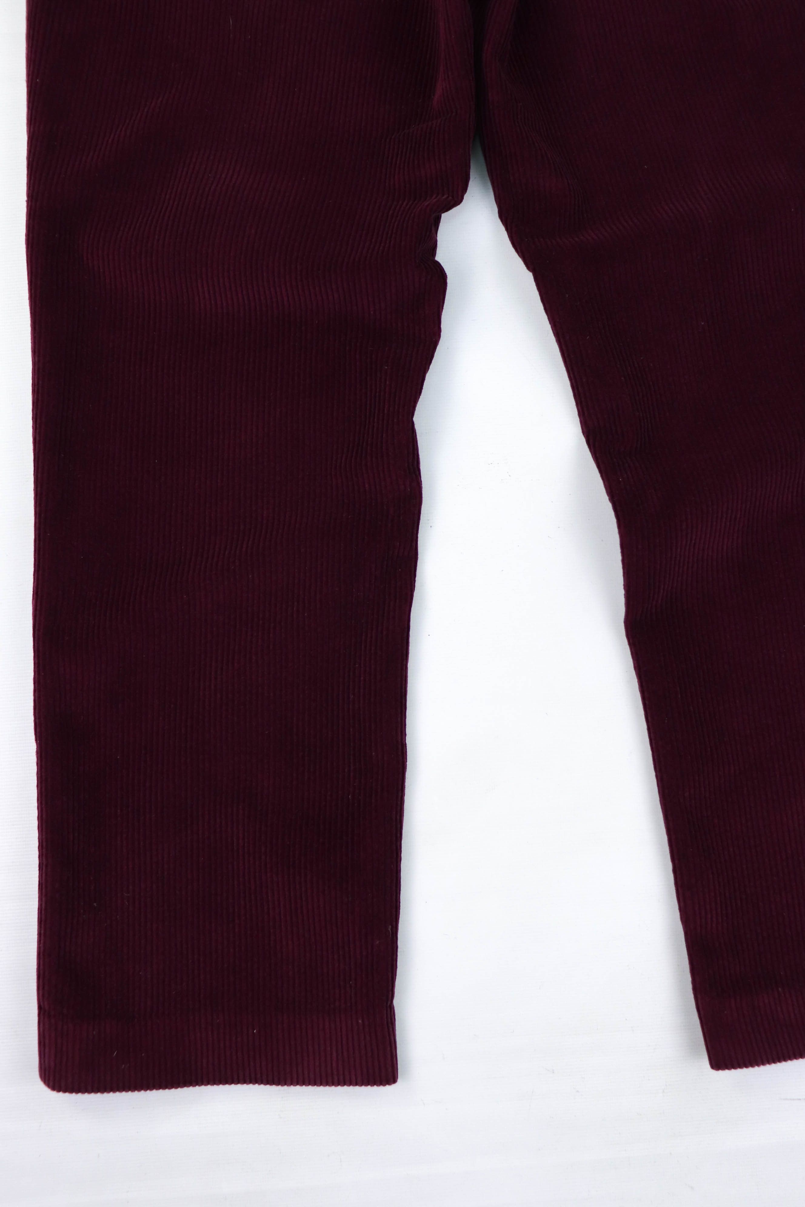 Vintage Peter Christian Gentlemen Outfitters Wine Red Corduroy Pants Size US 32 / EU 48 - 7 Thumbnail