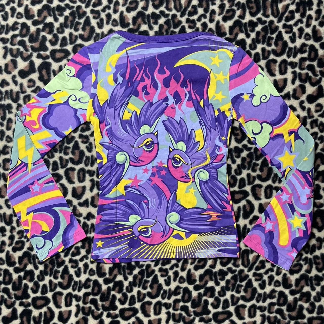 Custo Barcelona nwt y2k Hayes by Custo Barcelona graphic long sleeve top Size S / US 4 / IT 40 - 3 Thumbnail