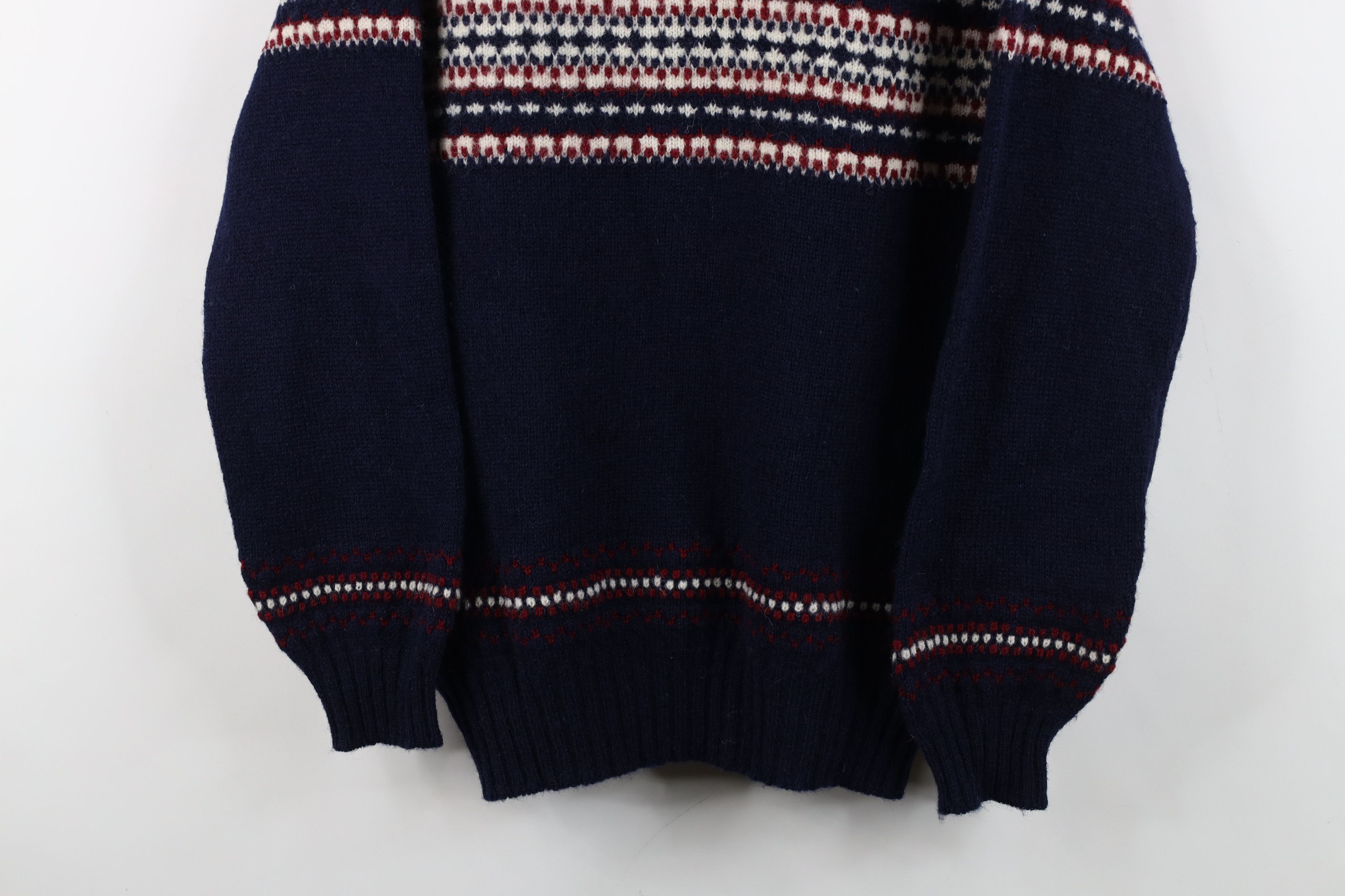 Pendleton Vintage 70s Pendleton Wool Fair Isle Knit Sweater USA Size L / US 10 / IT 46 - 3 Thumbnail