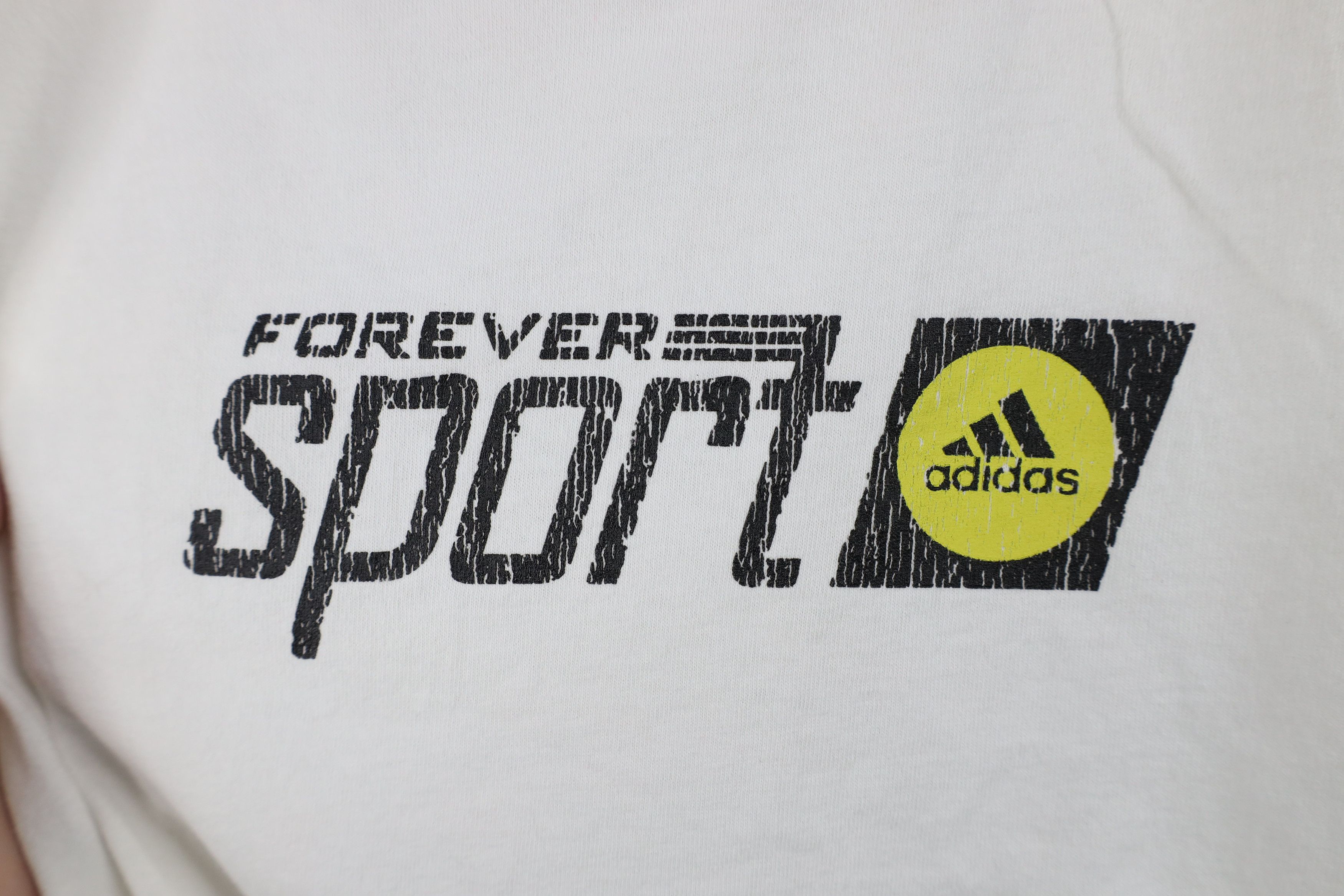 Adidas Vintage 90s Adidas Forever Sport Sleeveless Muscle T-Shirt Size US XL / EU 56 / 4 - 4 Thumbnail
