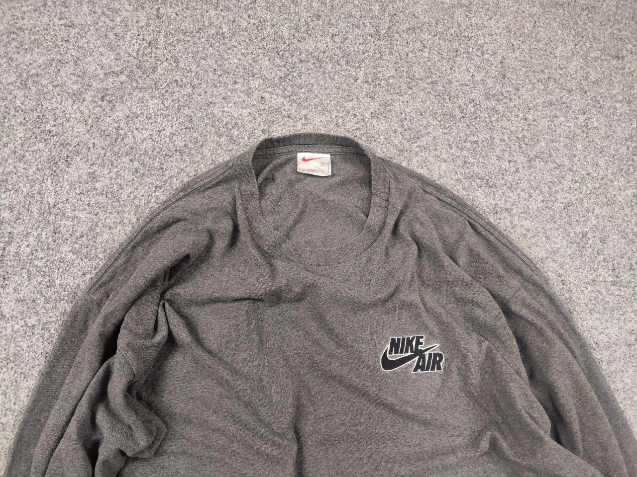 Nike Vintage 90's Nike Air Gray Oversized Long sleeve Y2K Style Size US XL / EU 56 / 4 - 6 Thumbnail
