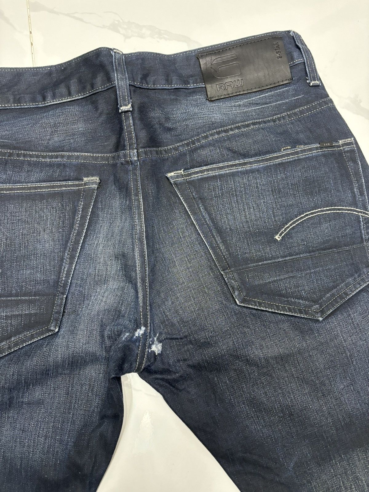 G-Star × Le Grande Bleu (L.G.B.) × Tornado Mart RARE CLAW-MARK G STAR RAW DENIM JEANS TORNADO MART STYLE Size US 32 / EU 48 - 13 Thumbnail