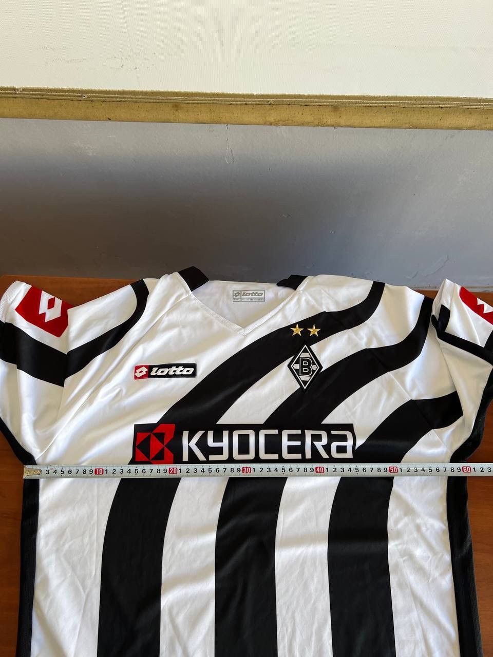 Lotto Sport 2006/7 BORUSSIA MONCHENGLABACH HOME SOCCER FOOTBALL JERSEY Size US XXL / EU 58 / 5 - 14 Thumbnail