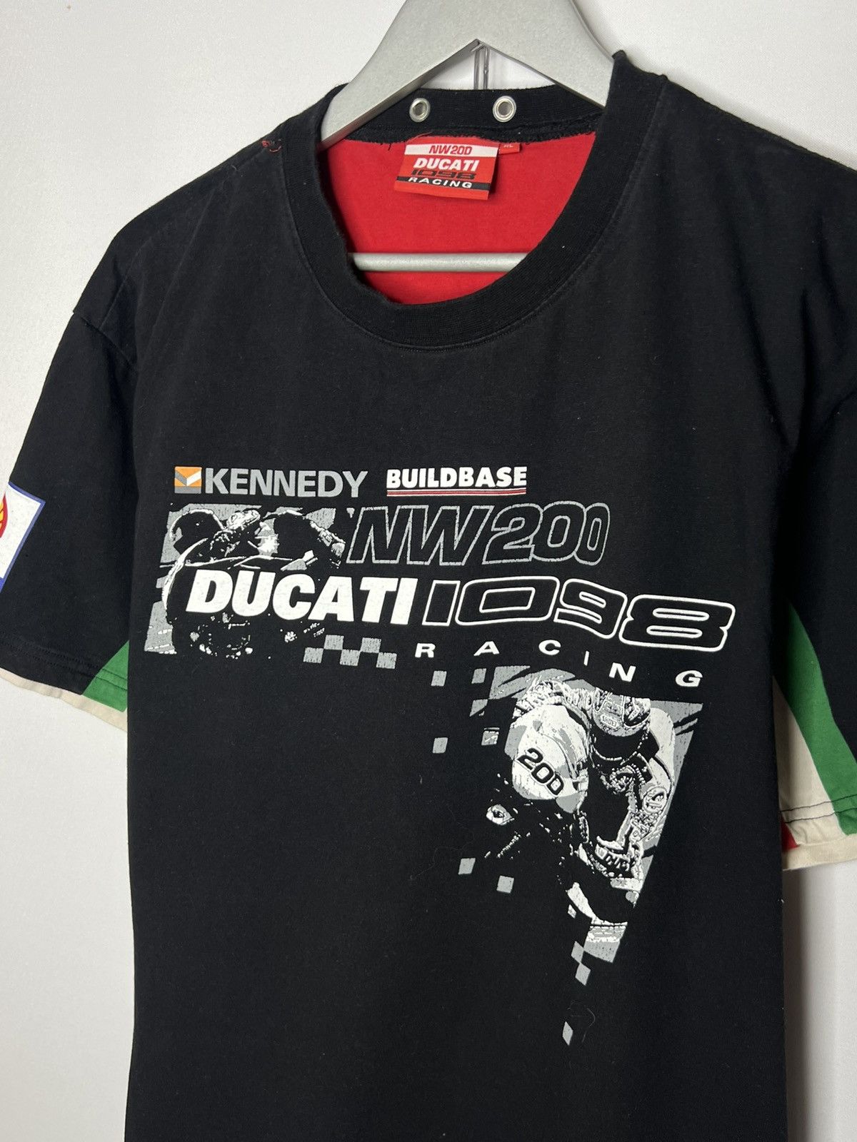 Ducati Vintage Ducati Racing NW200 Tee T-Shirt Motorcycle Size US XL / EU 56 / 4 - 4 Thumbnail