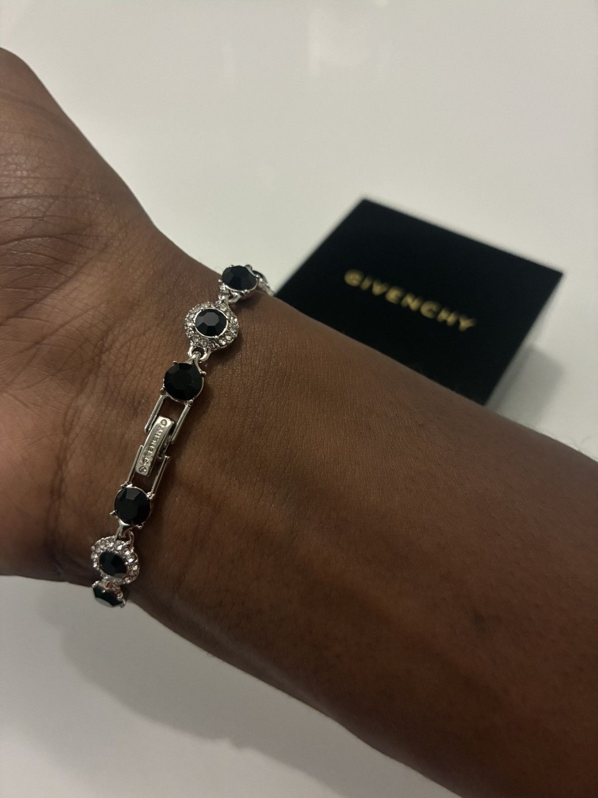 Givenchy Givenchy Crystal Flex Bracelet & Stud Earrings Set Size ONE SIZE - 2 Thumbnail