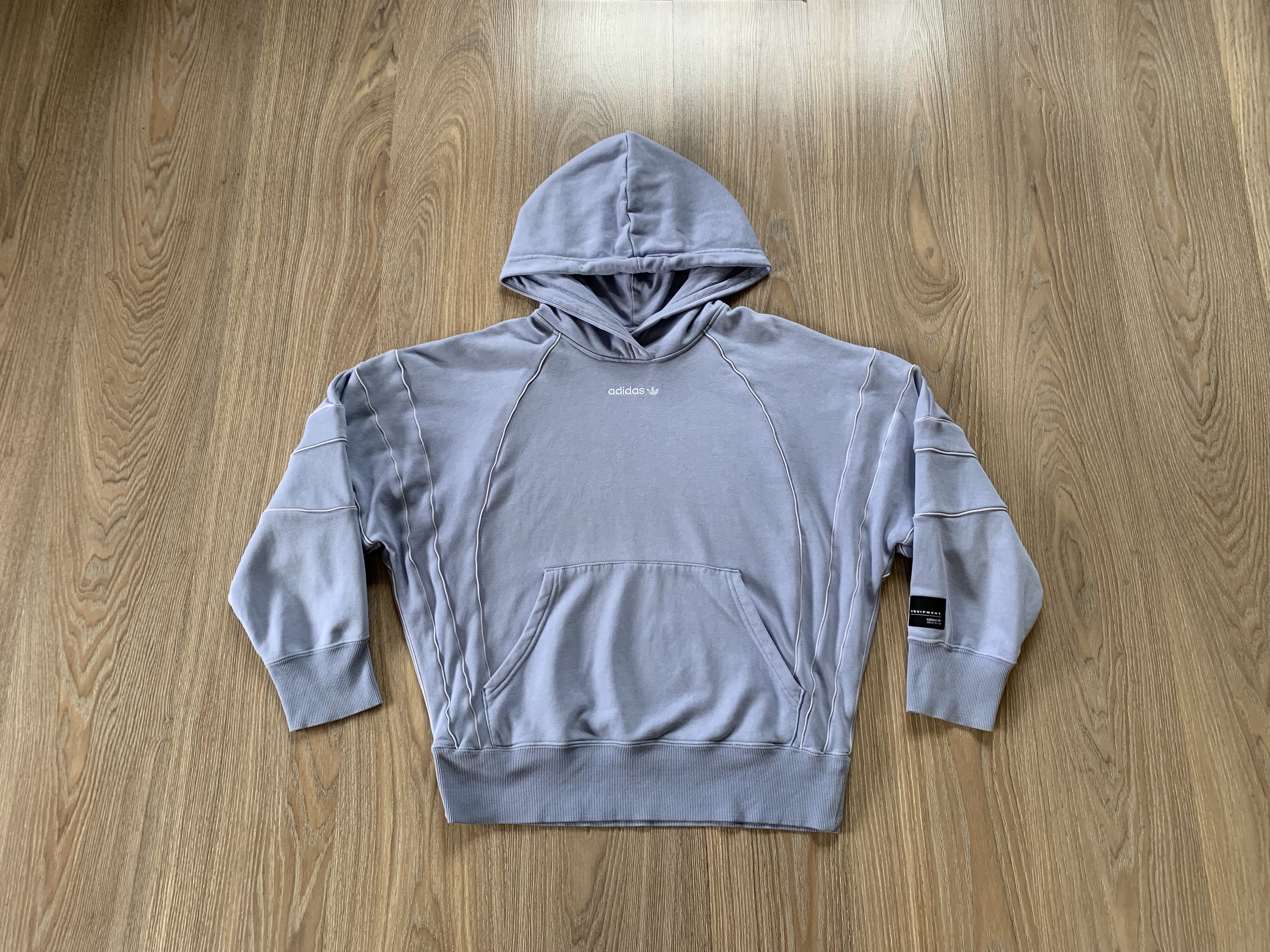 Adidas Adidas Equipment Womens Centr Logo Hoodie EQT DH3038 Size L / US 10 / IT 46 - 1 Thumbnail