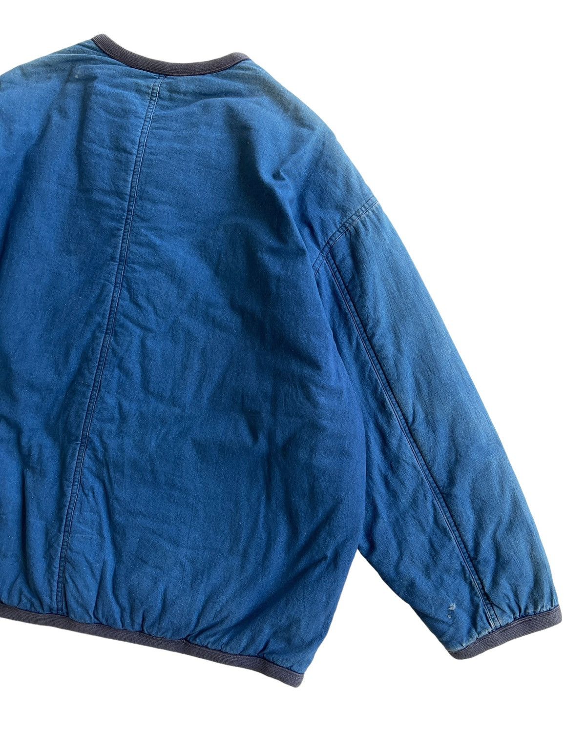 Hai Sporting Gear Issey Miyake Blue Indigo kimono Noragi Jacket Size US M / EU 48-50 / 2 - 11 Thumbnail