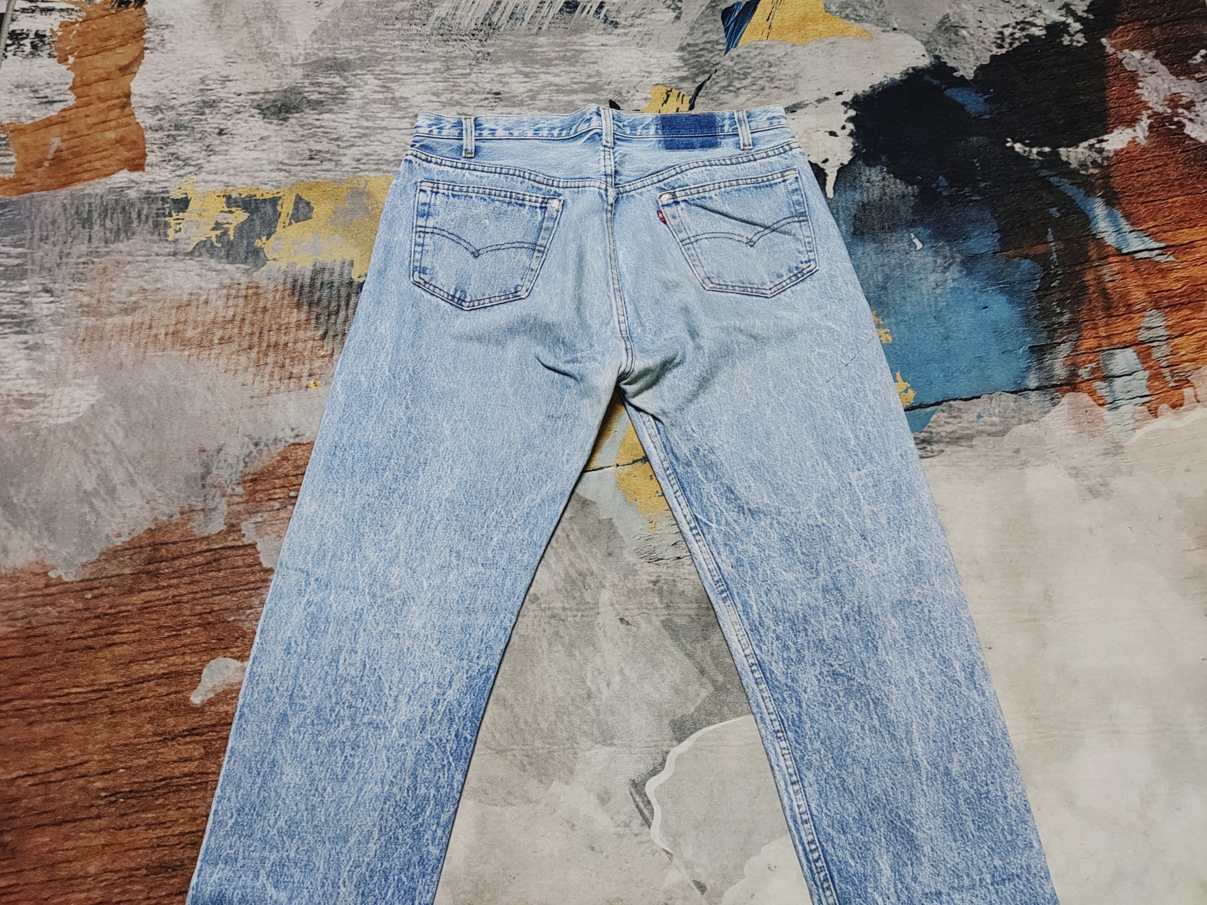 Levi's Vintage Levis 501 80s Acid Wash Size US 36 / EU 52 - 5 Thumbnail