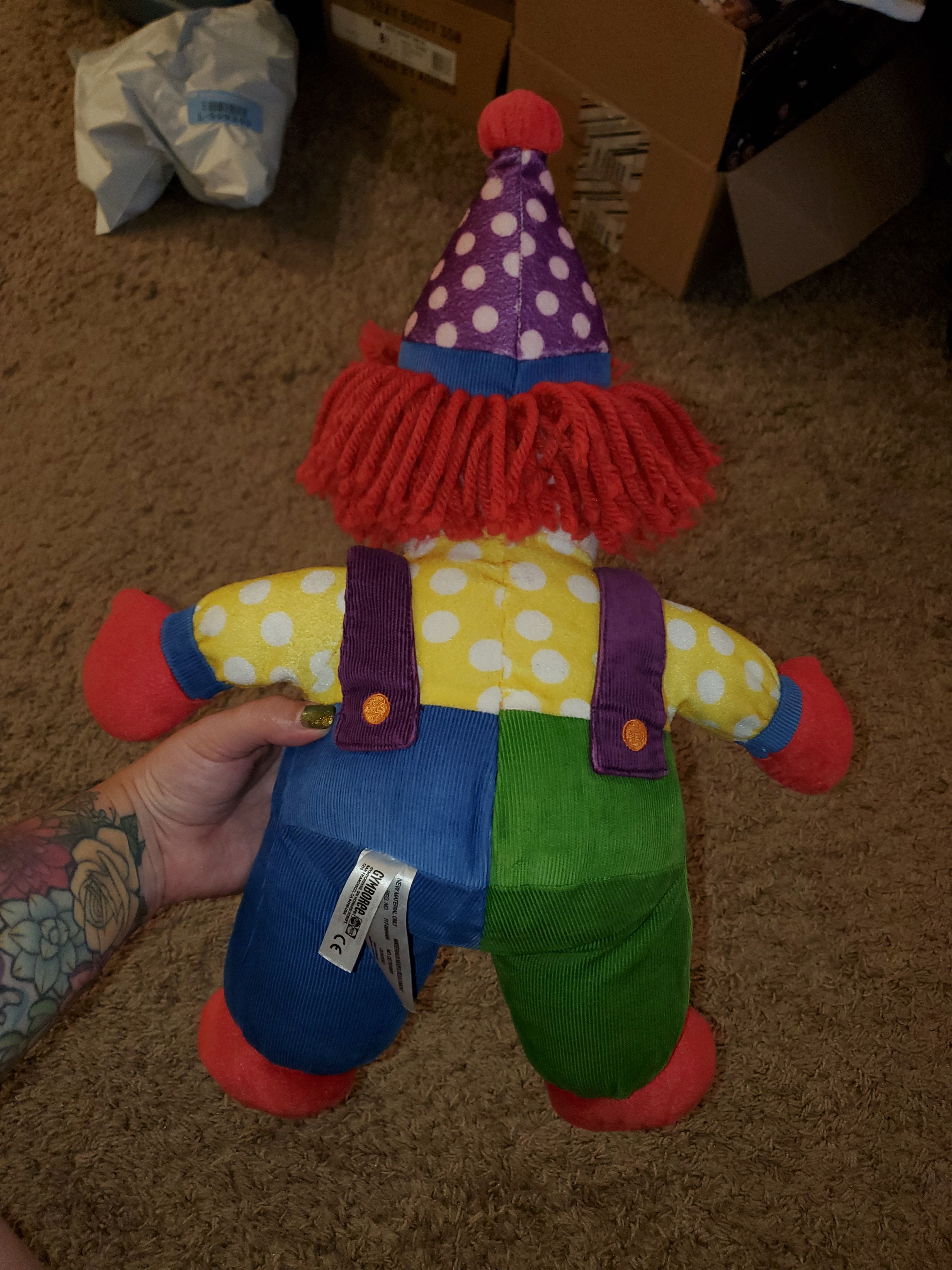 Vintage *VINTAGE* 2005 Gymbo the Clown Plush Size ONE SIZE - 3 Thumbnail