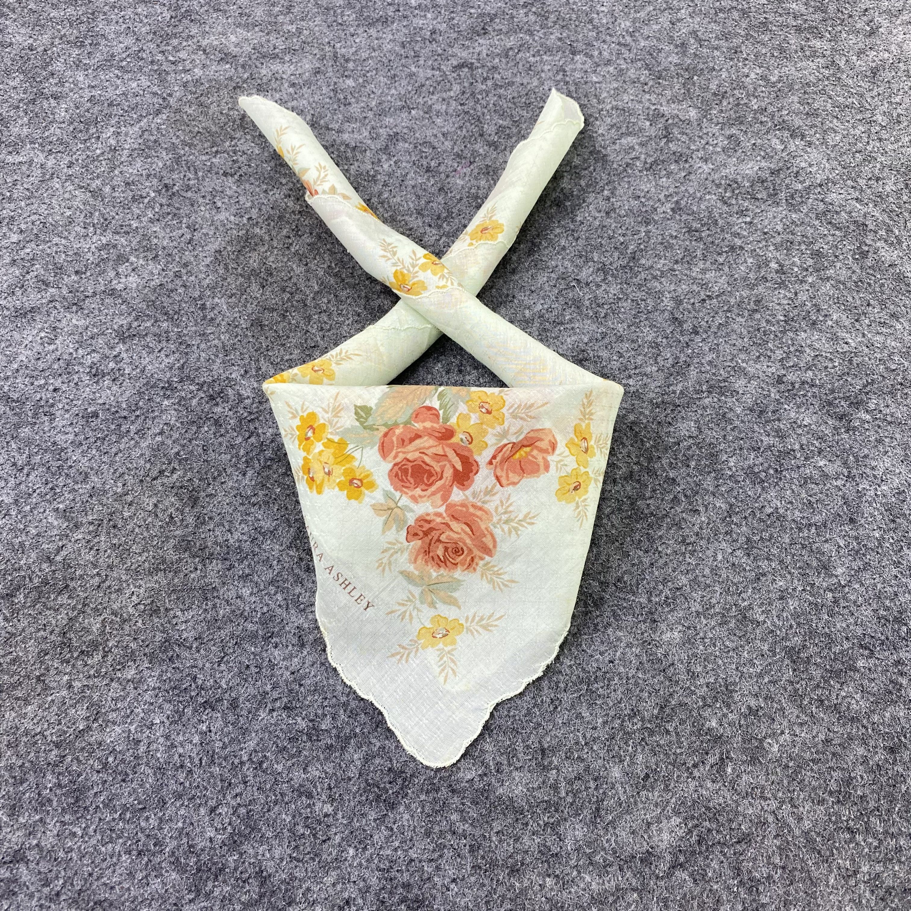 Laura Ashley Laura Ashley Handkerchief Neckerchief Bandana-B1945 Size ONE SIZE - 2 Thumbnail