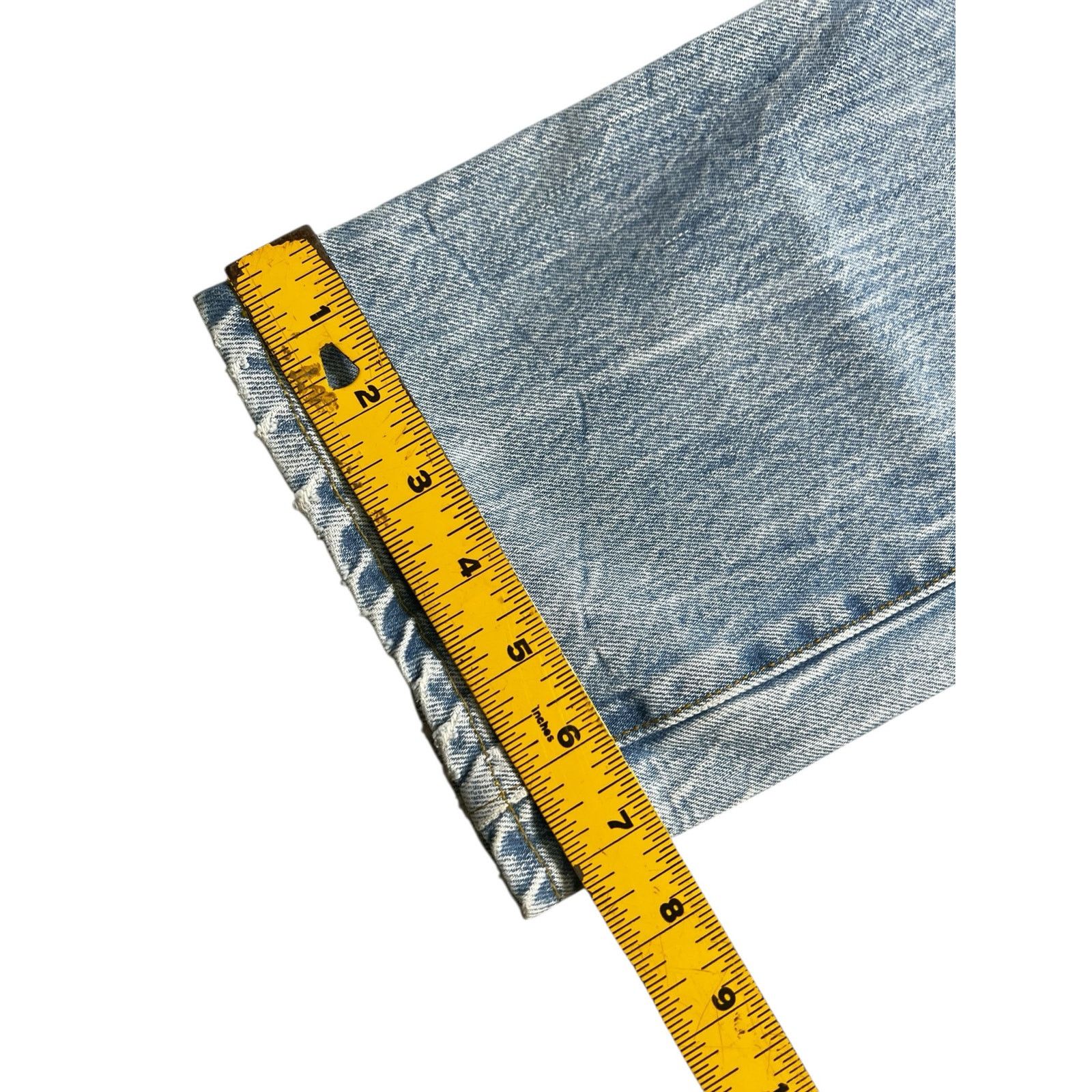 Levi's Vintage 80s Levis 501 Jeans Mens 32x30 Blue Denim distress Size US 32 / EU 48 - 15 Thumbnail