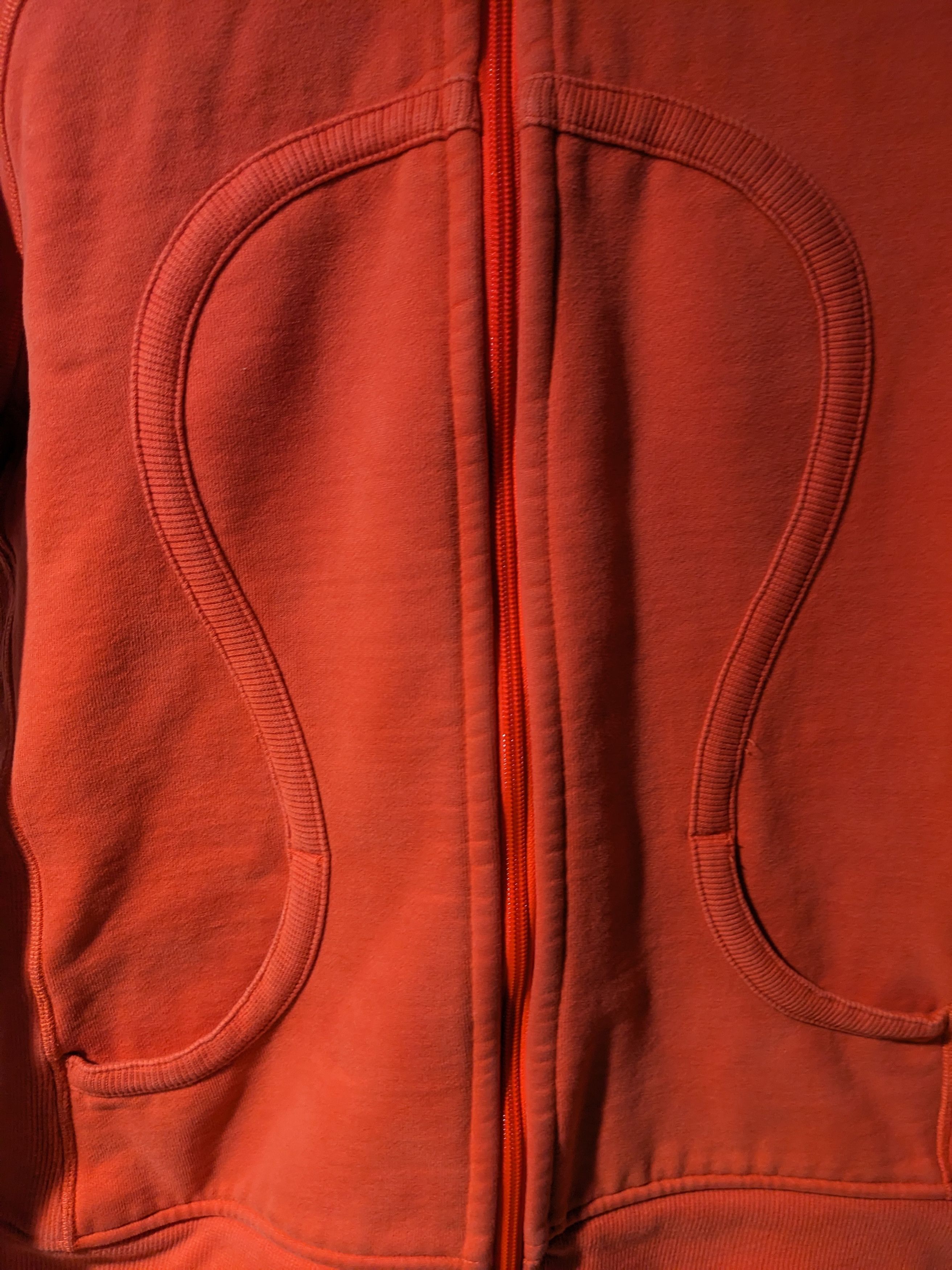 Lululemon Lululemon Omega Horseshoe Orange Peach Small Full Zip Hoodie Size S / US 4 / IT 40 - 2 Thumbnail
