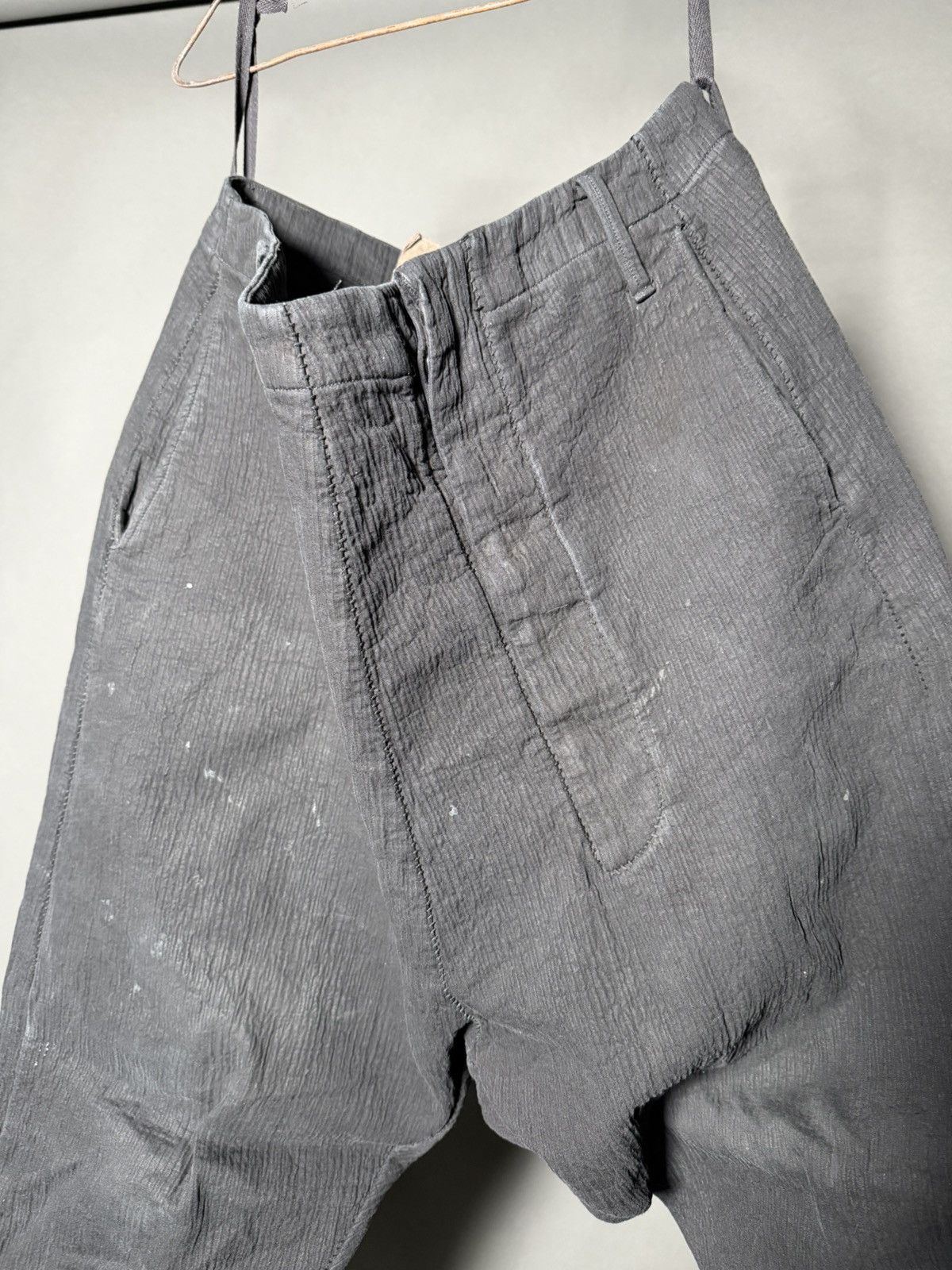 Zam Barrett Zam Barrett Object Dyed Asymmetric Fly Pants Size US 36 / EU 52 - 2 Thumbnail
