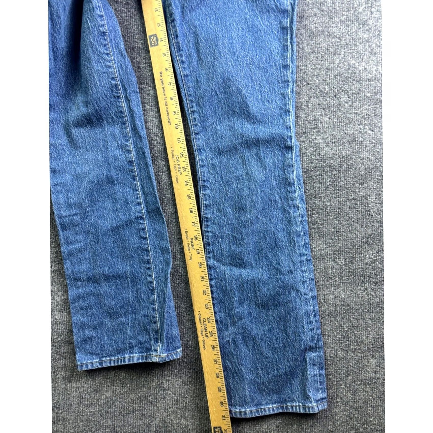 Madewell Madewell Jeans Womens 27 Blue High Rise Zipper Pocket Straight Flare Denim Size 27" / US 4 / IT 40 - 5 Thumbnail