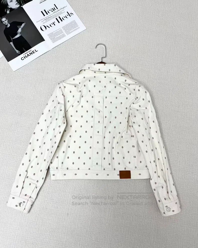 Hermes Hermes Pig nose printed denim jacket Size XS / US 0-2 / IT 36-38 - 4 Thumbnail