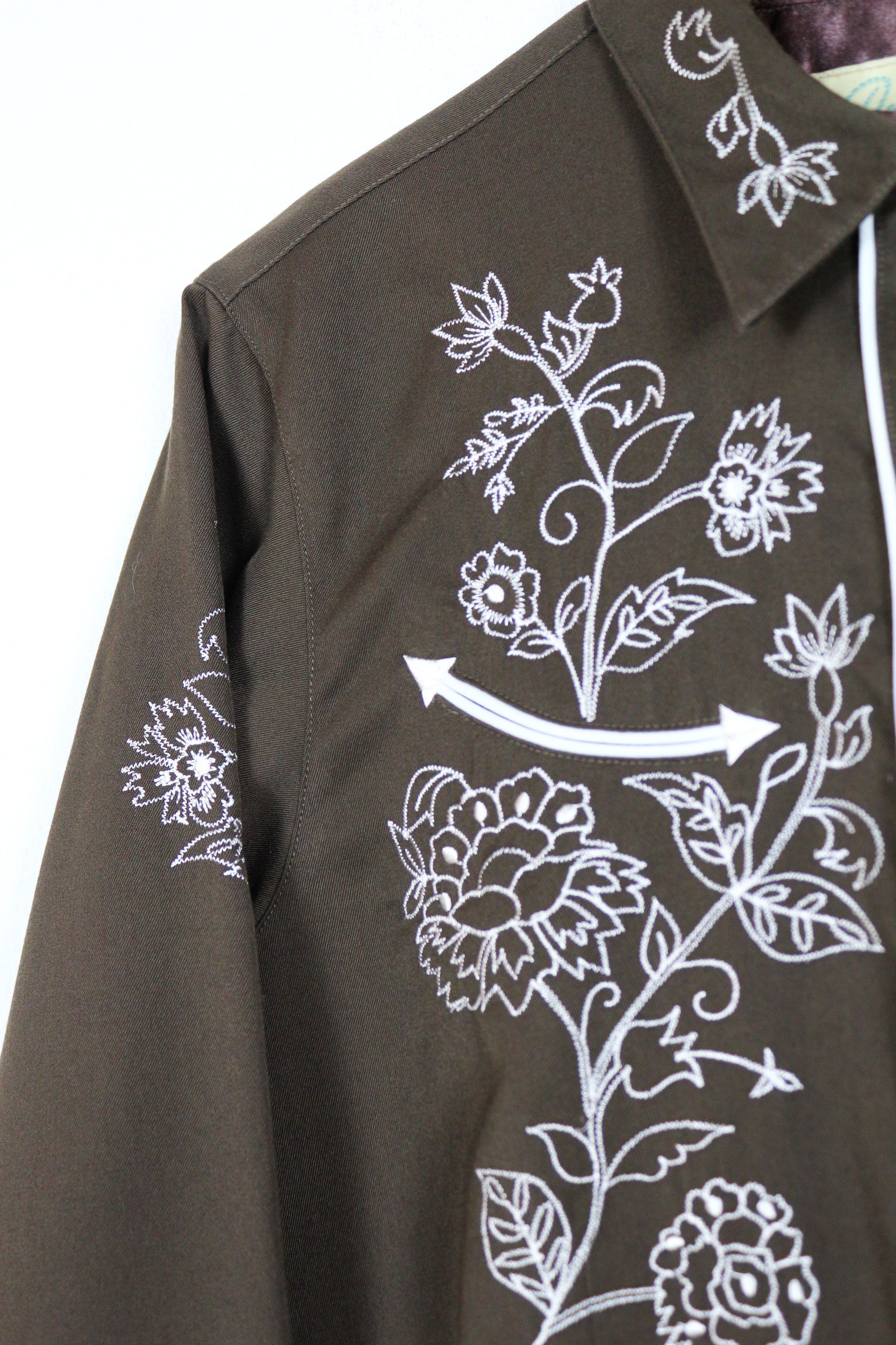 Cowboy Equipment × Roper × Western Rise Roper Colorado USA Embroidered Western Shirt Size L / US 10 / IT 46 - 5 Thumbnail