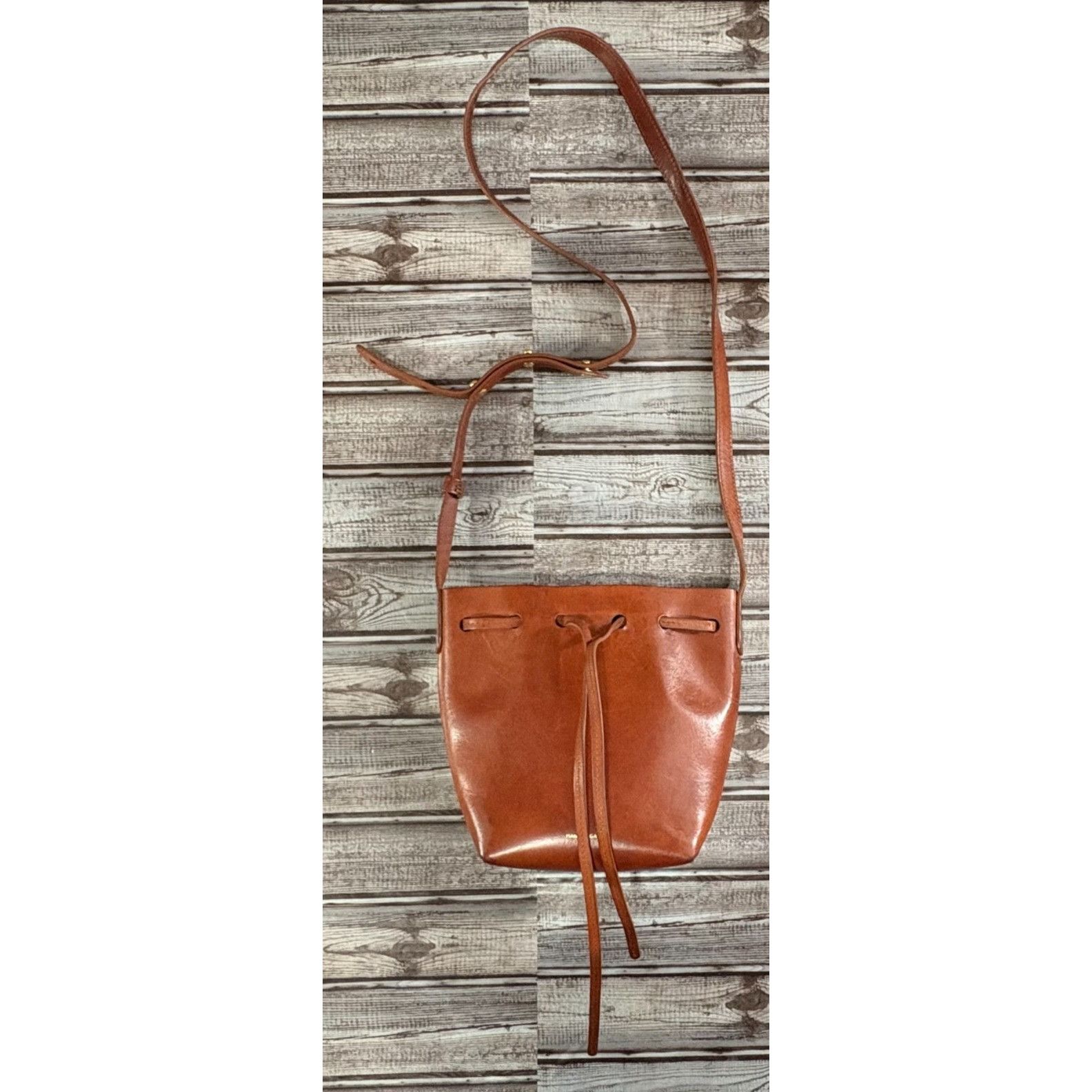 Mansur Gavriel Mansur Gavriel Mini Bucket Leather Crossbody Bag mspr $495 Size ONE SIZE - 1 Thumbnail