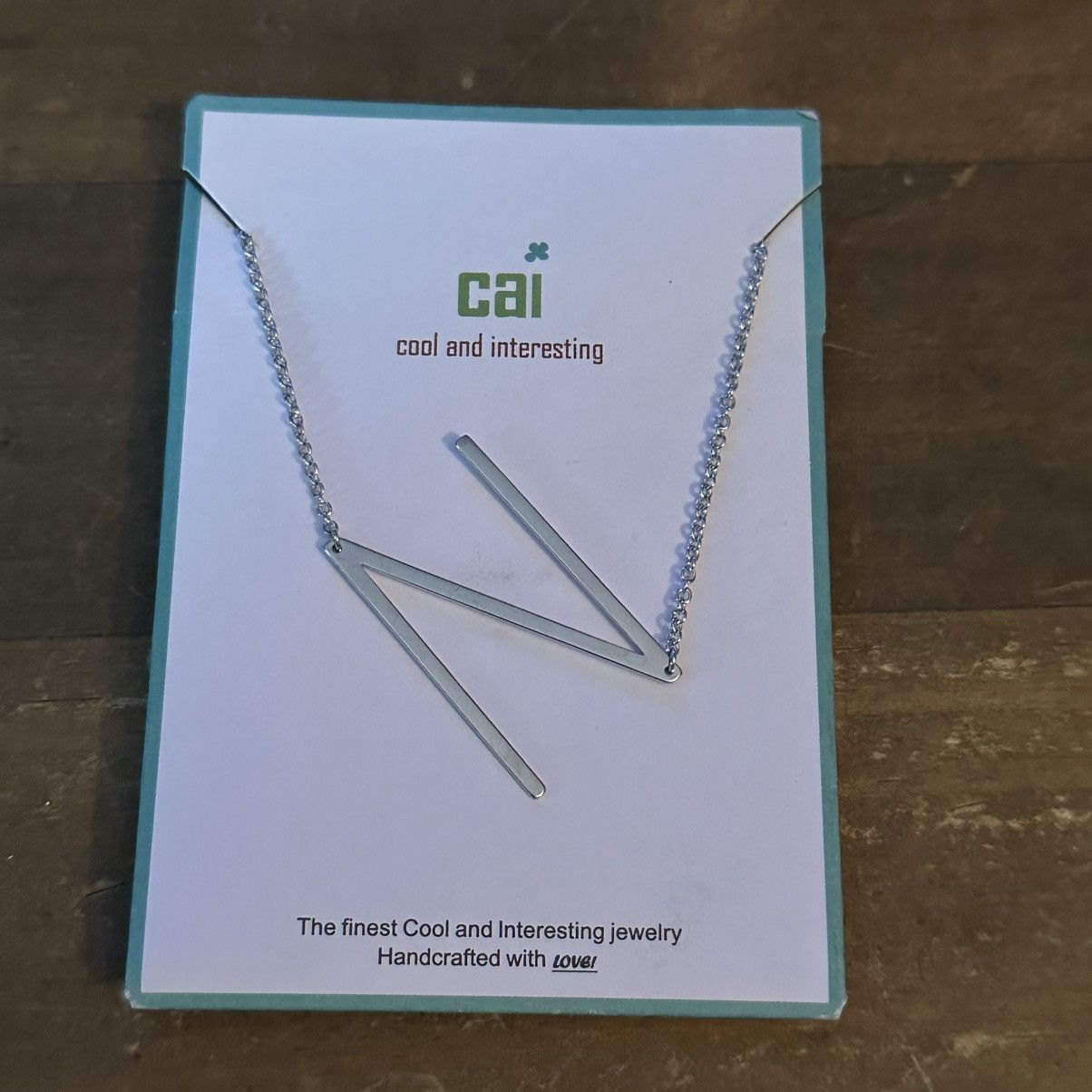 Other Cai silver tone sideway initial letter N necklace Size ONE SIZE - 5 Thumbnail