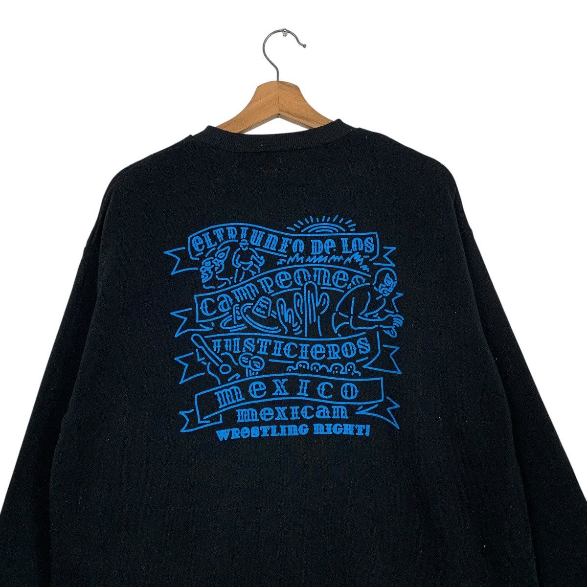 Japanese Brand Japanese Brand Titicaca Mexican Wrestling Night Sweatshirt Size US M / EU 48-50 / 2 - 8 Thumbnail