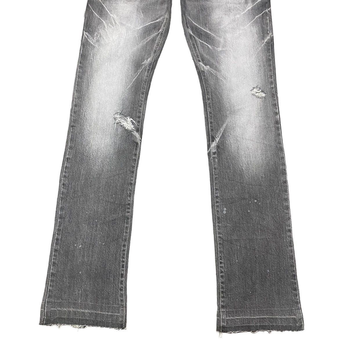 Tornado Mart Tornado Mart Bullet Hole Denim Flare Jeans Size US 33 - 6 Thumbnail