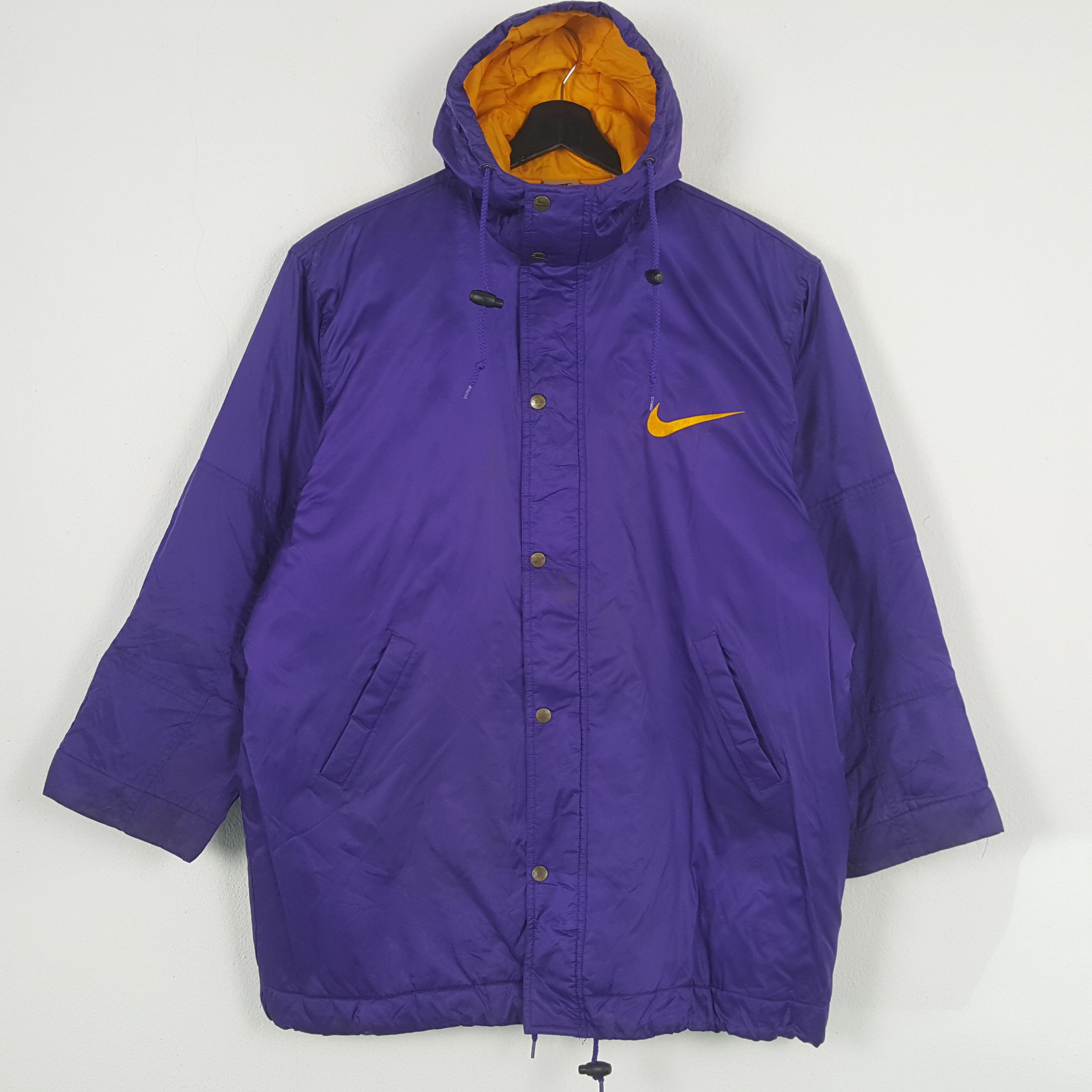 Nike NIKE Big Logo Design Jacket With Hoodies C289N4 Size US L / EU 52-54 / 3 - 3 Thumbnail