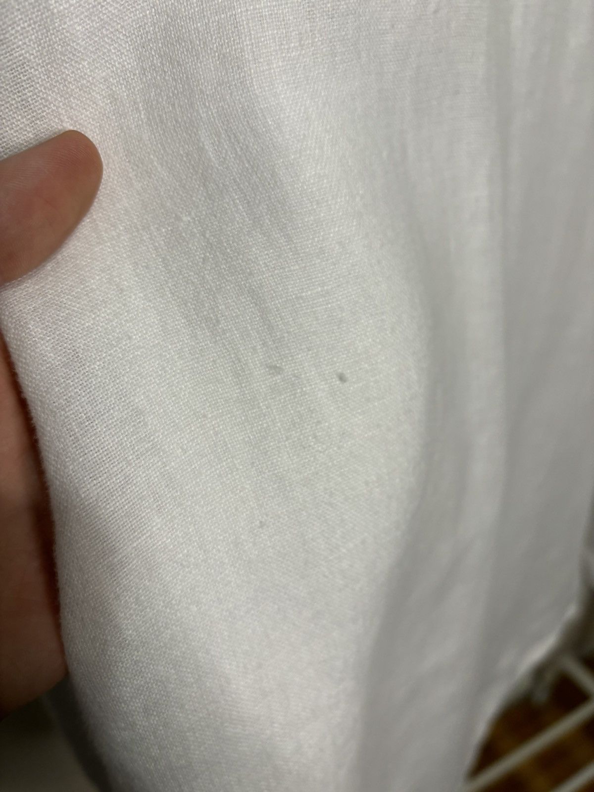 Vintage Vintage White Linen Button-Up Shirt Size US XL / EU 56 / 4 - 7 Thumbnail