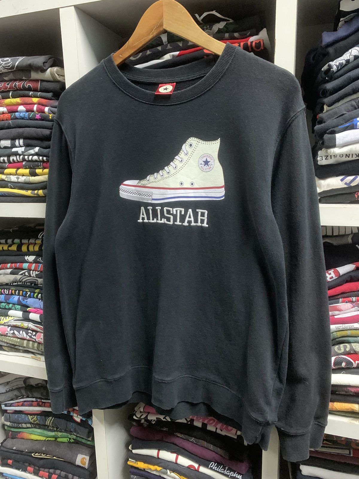 Converse Vintage Converse logo sweater Size US L / EU 52-54 / 3 - 5 Thumbnail