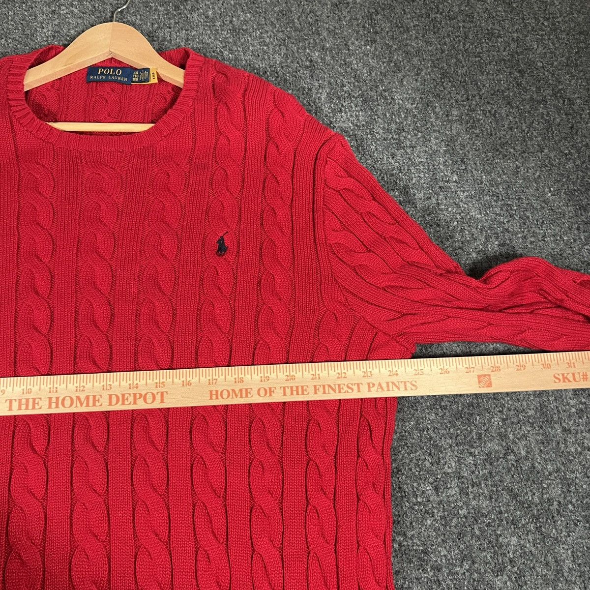 Polo Ralph Lauren Polo Ralph Lauren Cable Knit Sweater Size US XXL / EU 58 / 5 - 6 Thumbnail