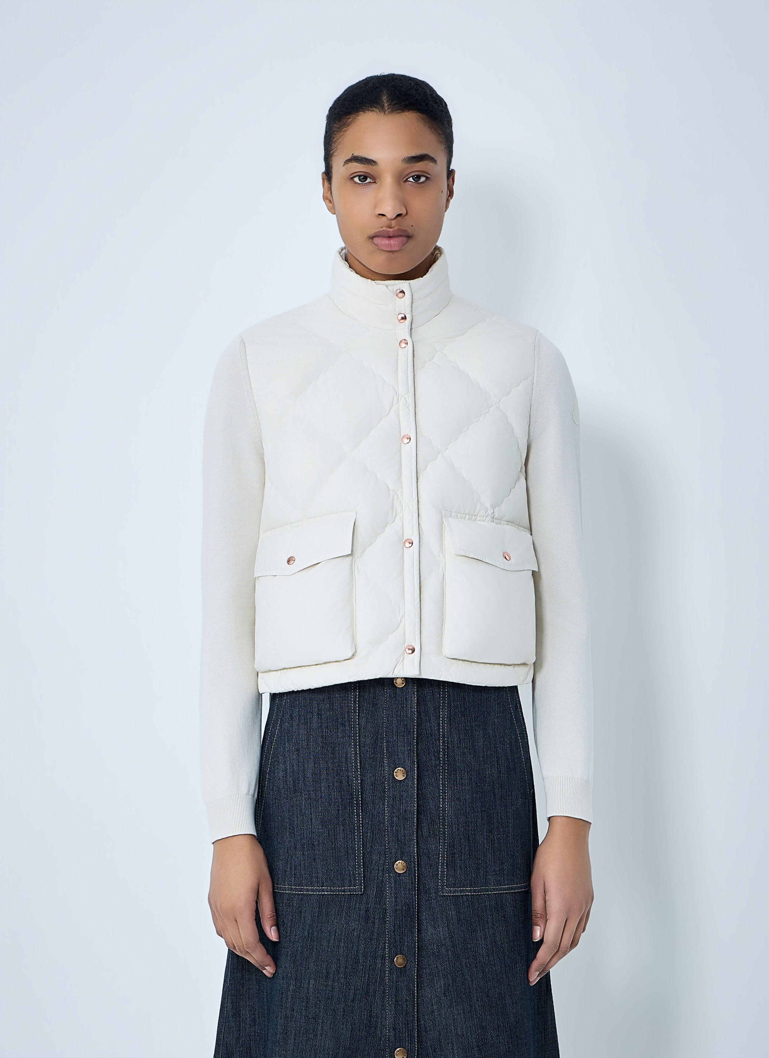 Moncler Diamond-Quilted Gilet Size L / US 10 / IT 46 - 1 Thumbnail