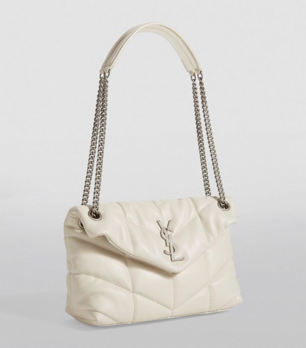 Saint Laurent Paris o1s1wg110924 Size: OS / Puffer Small Nappa Leather Bag Beige Size ONE SIZE - 3 Thumbnail