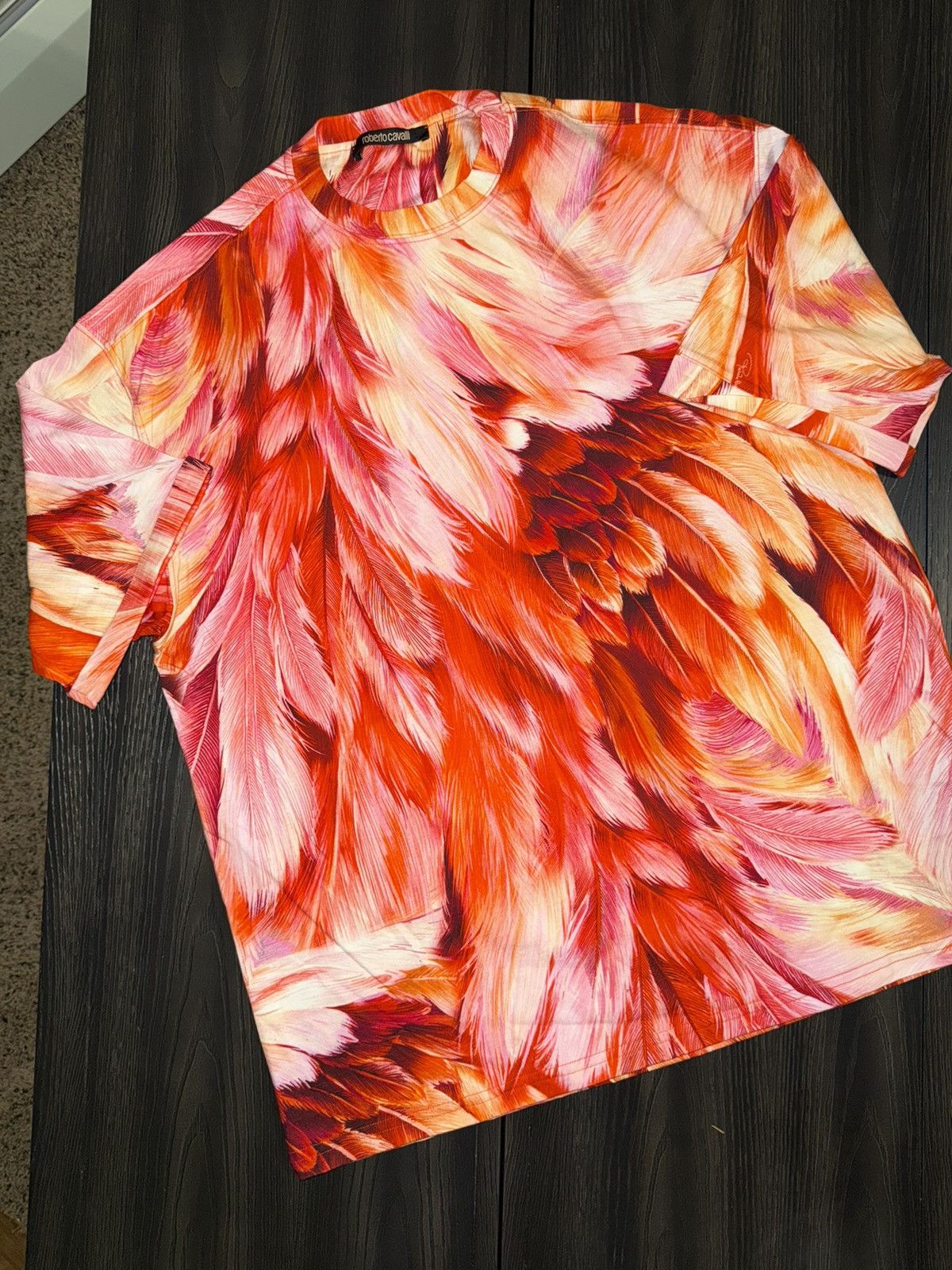 Roberto Cavalli Roberto Cavalli XL Crew Neck T-Shirt - Originally $680 Size US L / EU 52-54 / 3 - 1 Thumbnail