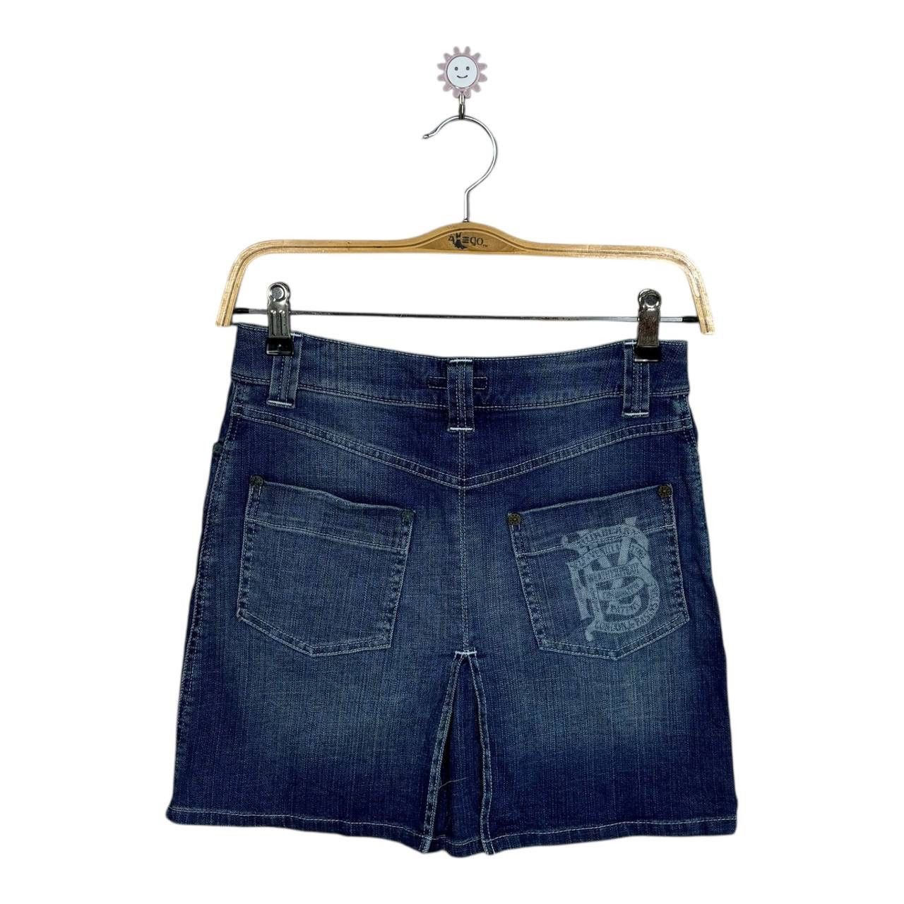 Burberry Burberry London Vintage Denim Skirt Italy Nova Check Size 26" / US 2 / IT 38 - 2 Thumbnail
