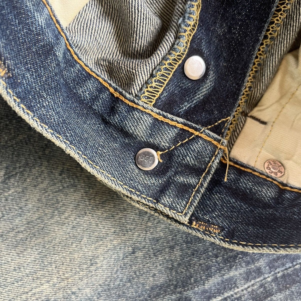 Vintage 1950s Levi’s 501xx lvc made in USA button 555 🇺🇸 Size US 29 - 9 Thumbnail