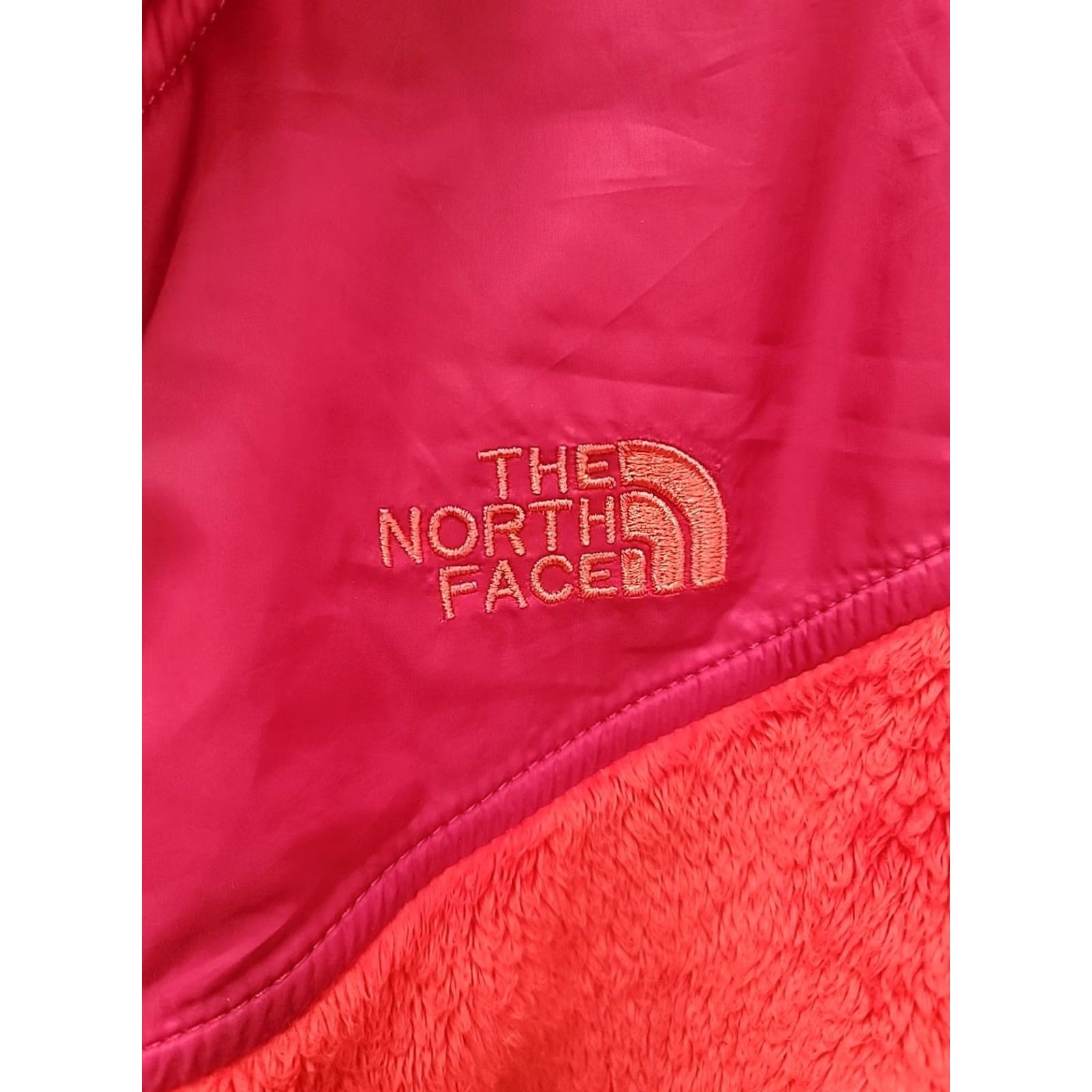 The North Face The North Face Oso Hooded Fleece Women's M Red Pink Full Zip Jacket Size M / US 6-8 / IT 42-44 - 3 Thumbnail