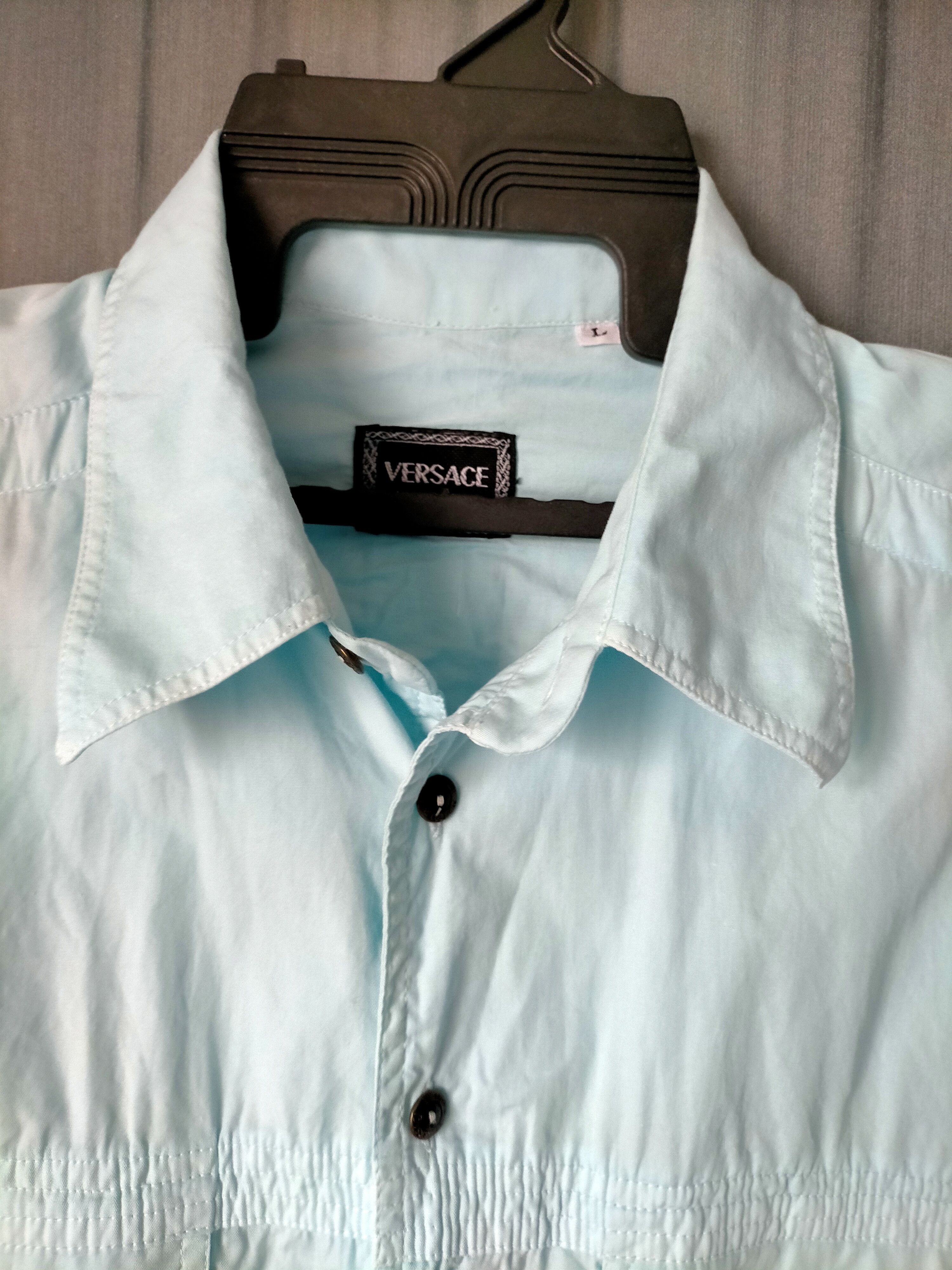 Versace Made in italy Versace Double Pocket shirt button ups Size US L / EU 52-54 / 3 - 8 Thumbnail