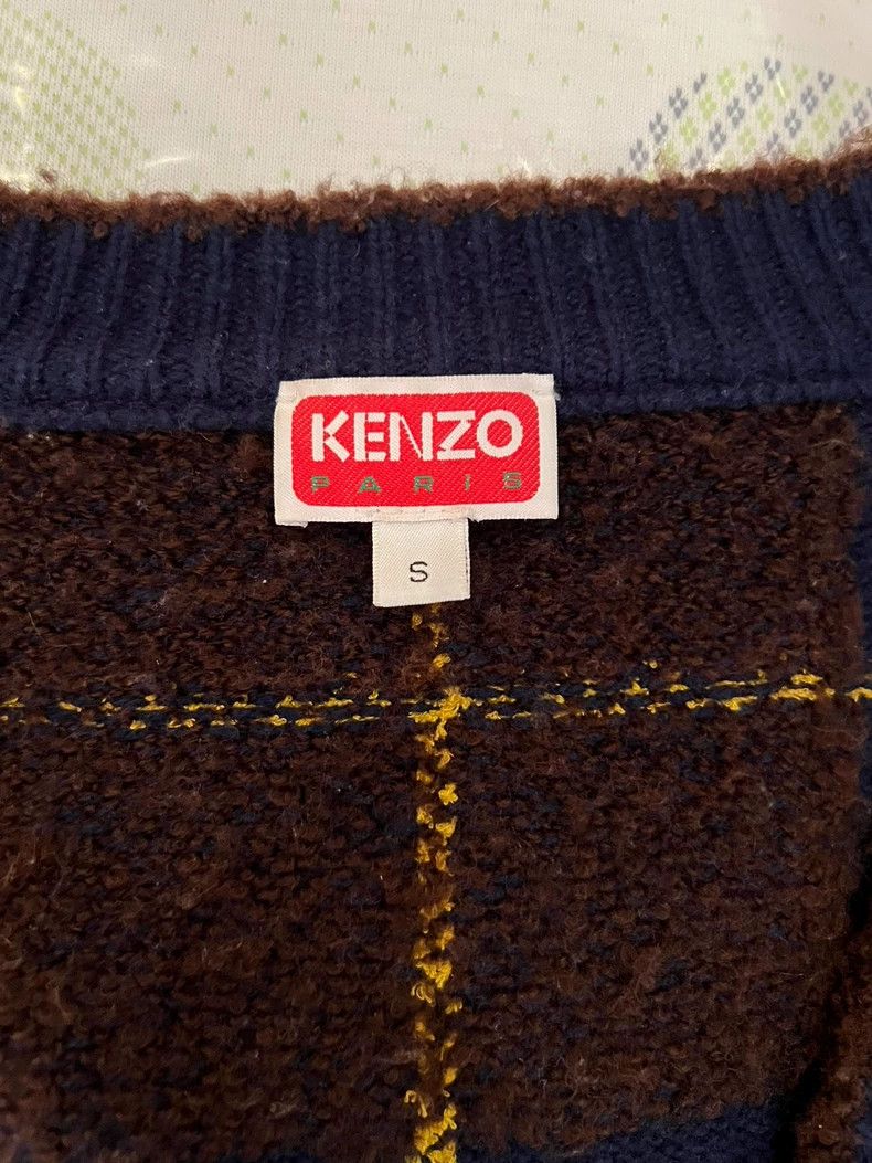 Kenzo KENZO Men's wool knit cardigan Size US S / EU 44-46 / 1 - 3 Thumbnail