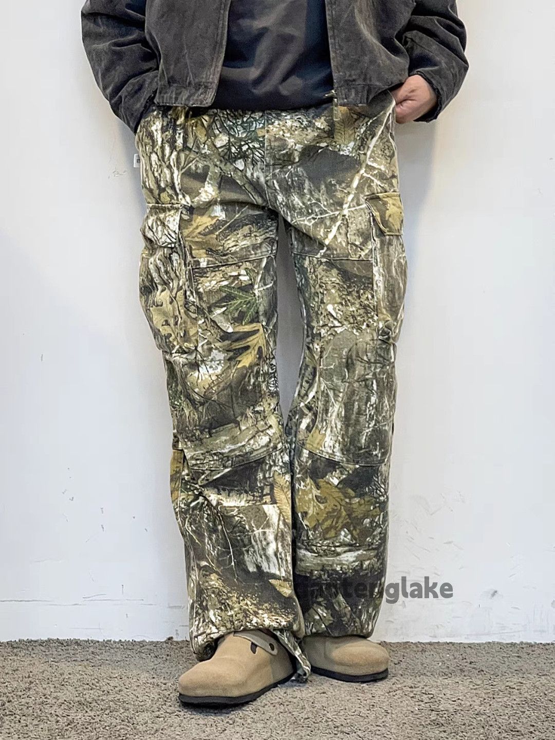 Designer × Japanese Brand × Vintage utility military camo loose baggy hiphop cargo pants Size US 30 / EU 46 - 1 Thumbnail