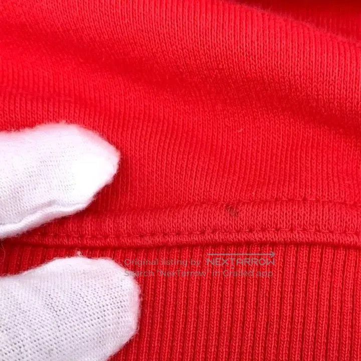 Burberry Burberry Red Logo Embroidered Sweatshirt M. Size US M / EU 48-50 / 2 - 8 Thumbnail