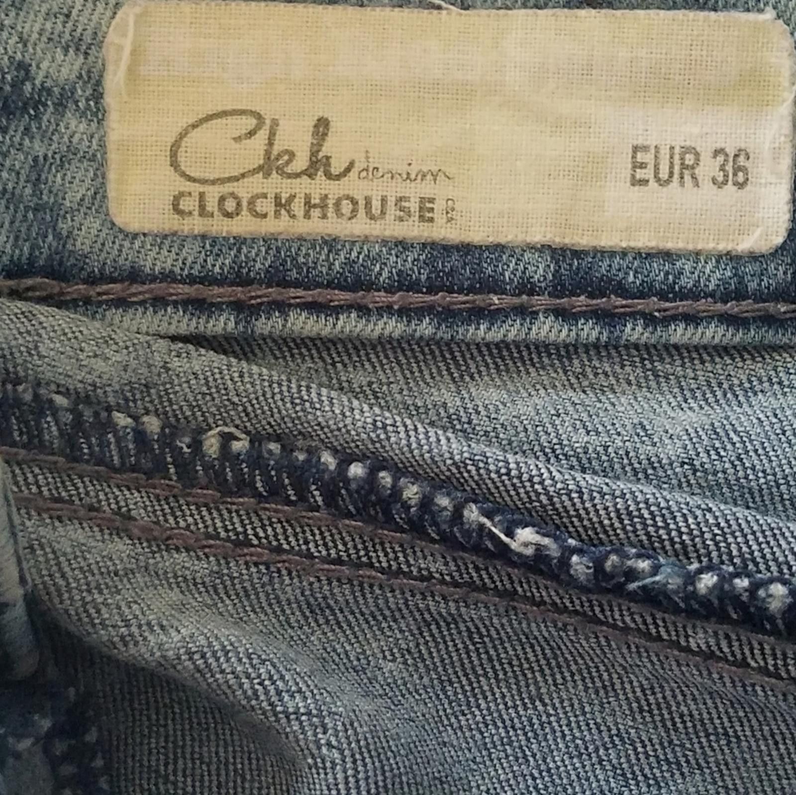 Designer Clockhouse Denim Blue Shorts Size 6 Size 28" / US 6 / IT 42 - 3 Thumbnail