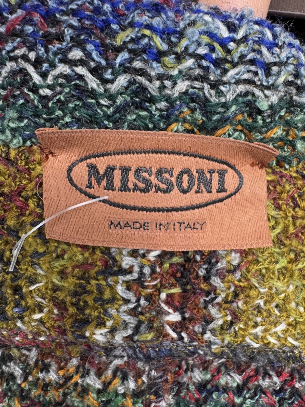 Missoni Missoni made in Italy multicolored knitted blazer cardigan Size US XL / EU 56 / 4 - 8 Thumbnail
