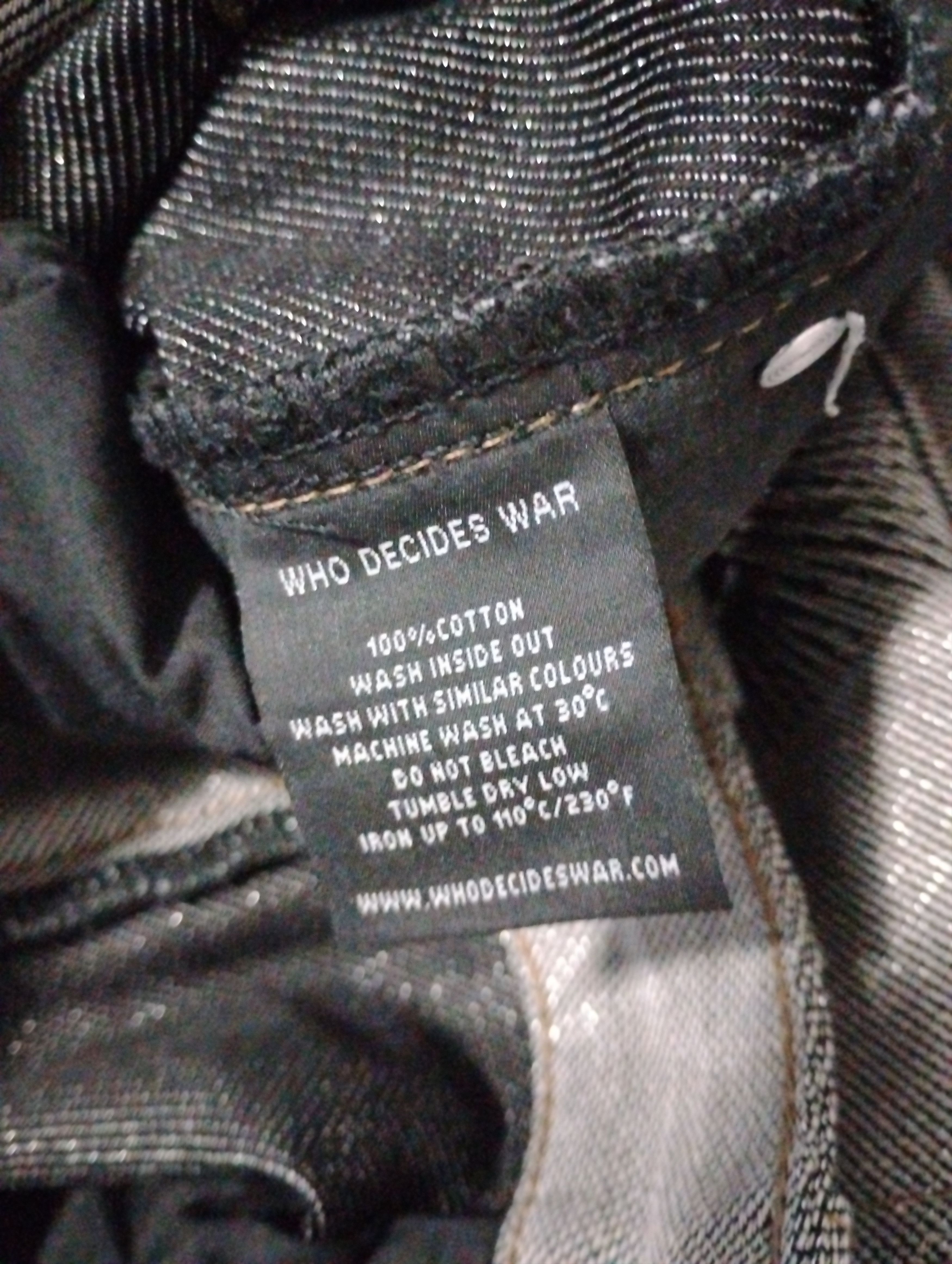 Who Decides War who decides war "Chrome Fusion" Denim Size US 34 / EU 50 - 6 Thumbnail