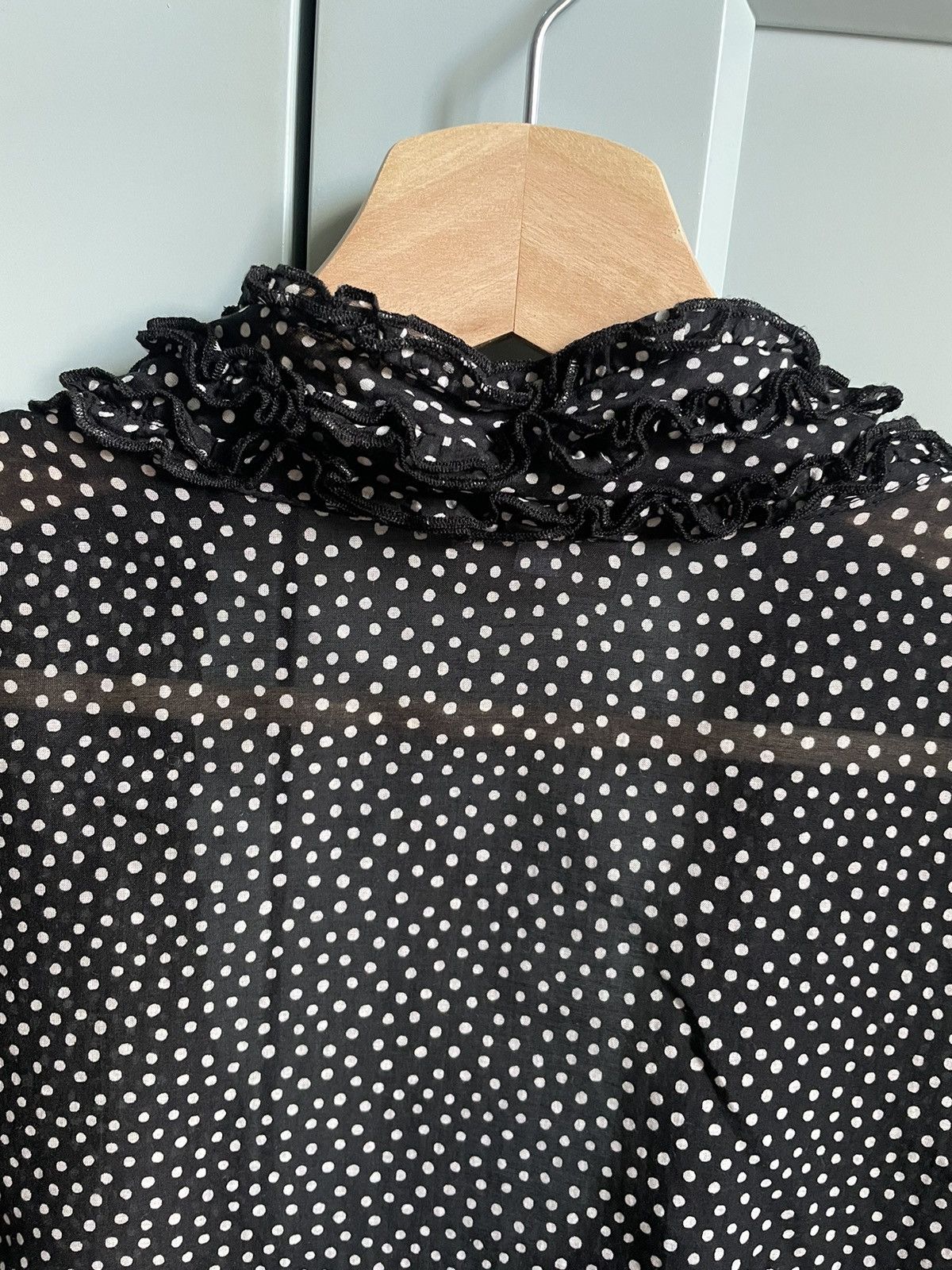 Vintage Vintage Stefanel Dot Print Top Size XS / US 0-2 / IT 36-38 - 5 Thumbnail
