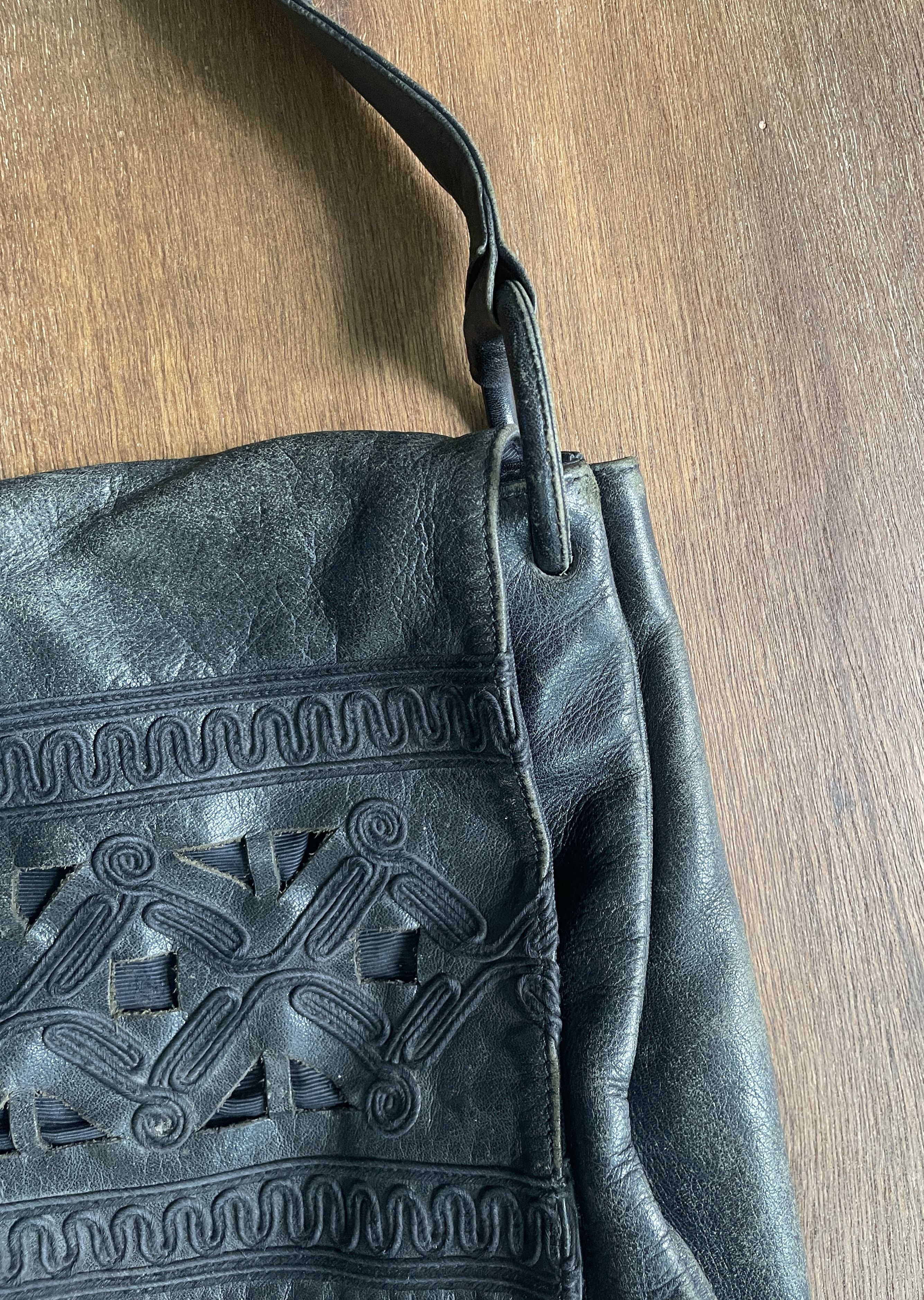 Jean Paul Gaultier JPG Vintage Leather Messenger Bag Size ONE SIZE - 3 Thumbnail